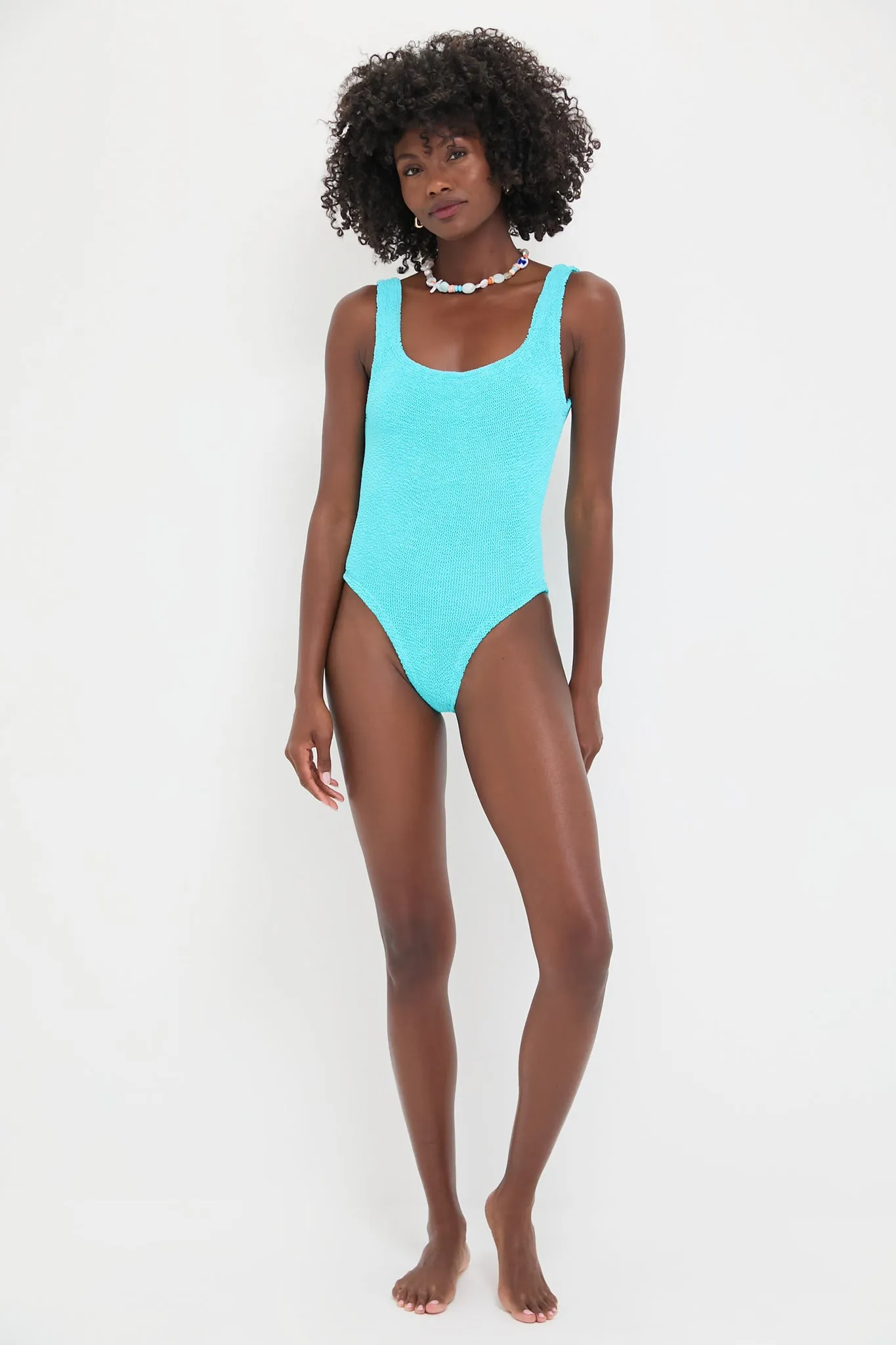 Aqua Classic Square Neck One Piece sold by Tuckernuck product image thumbnail 2