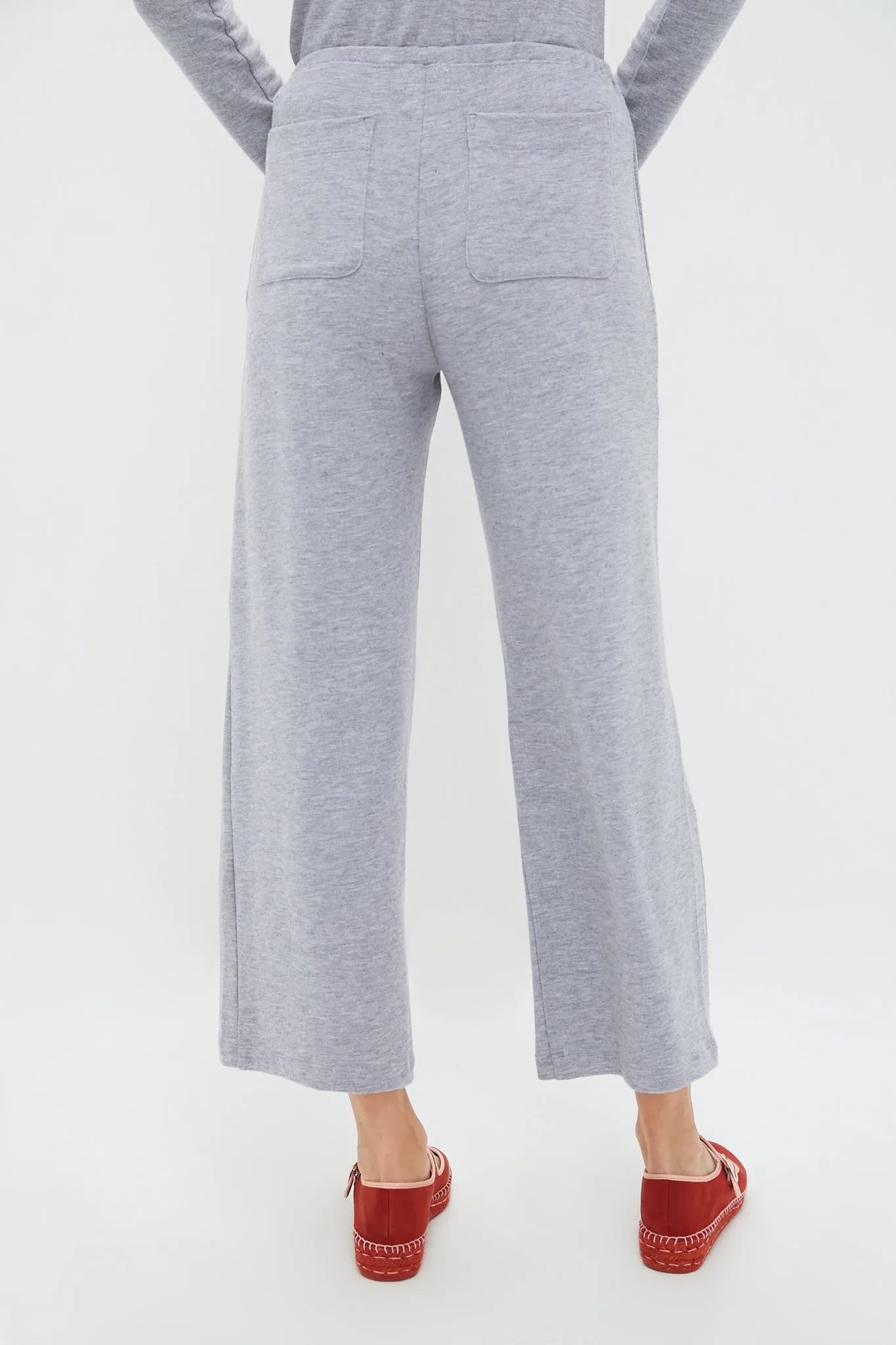 Grey Melange Lauren Crop Drawstring Pants sold by Tuckernuck product image thumbnail 4