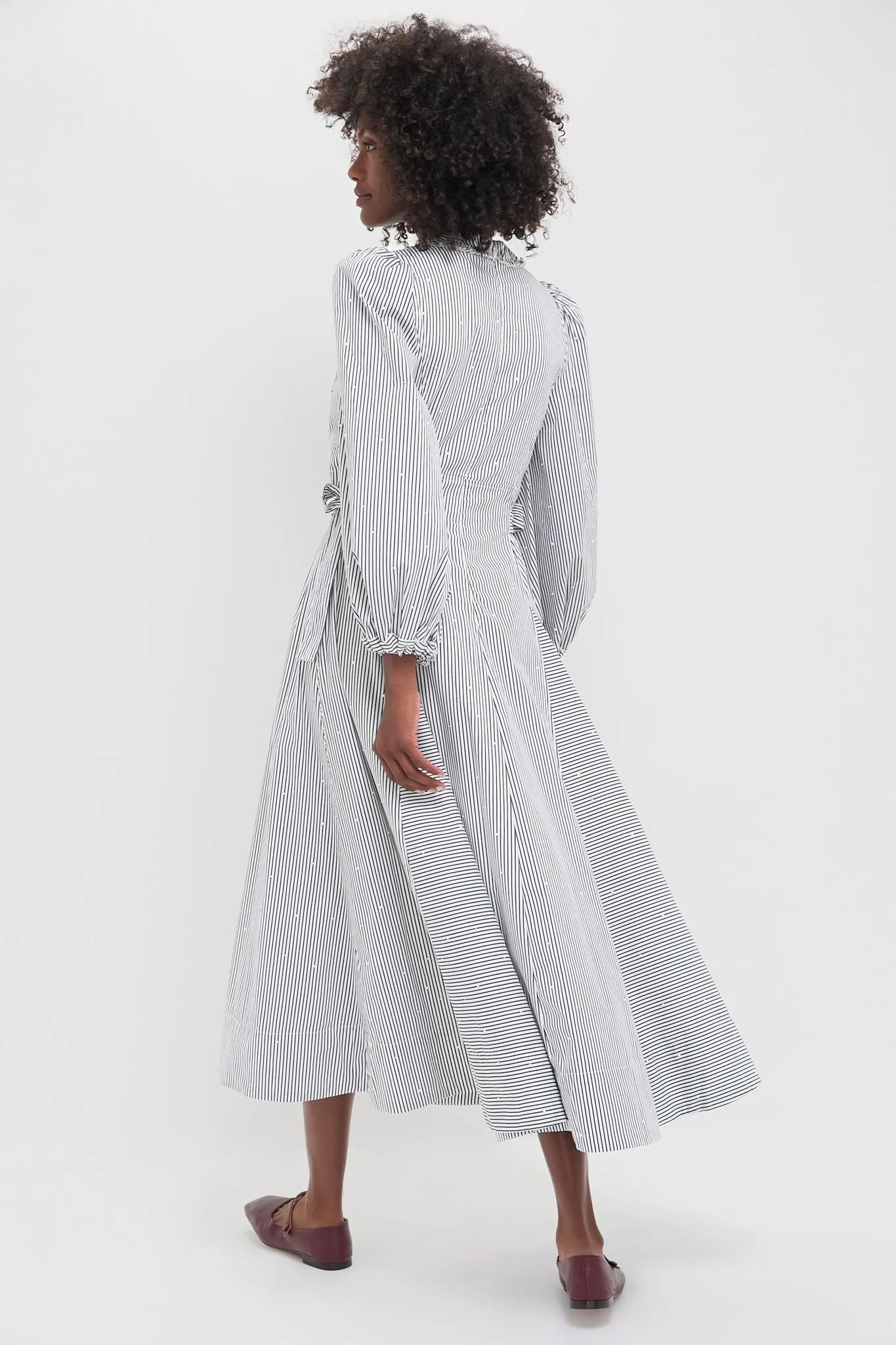 Embellished Croquet Stripe Vera Dress sold by Tuckernuck product image thumbnail 4