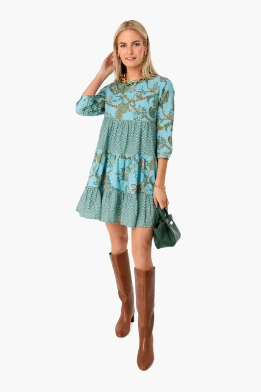 Exclusive Turquoise Camilla Rene Dress sold by Tuckernuck