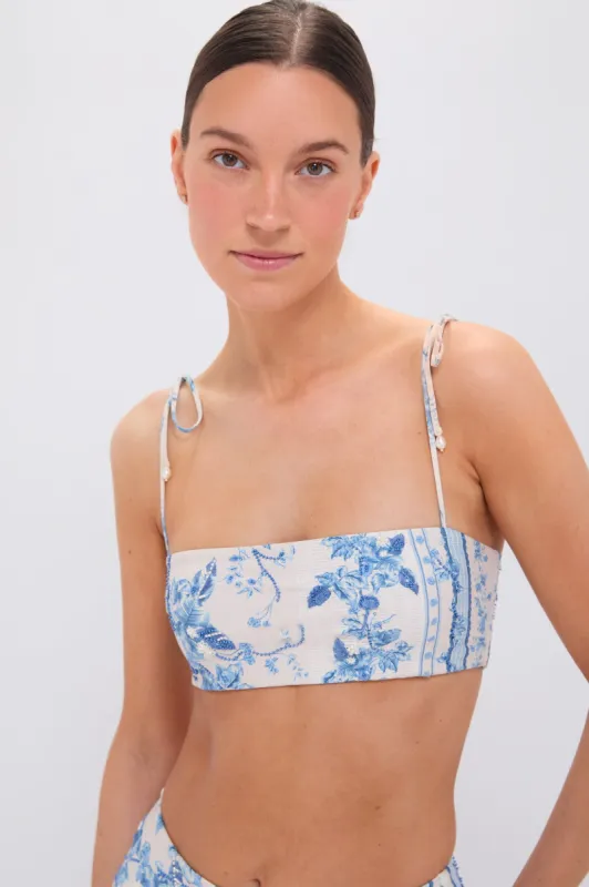 Bougainvillea Primavera Bikini Top made by Tuckernuck