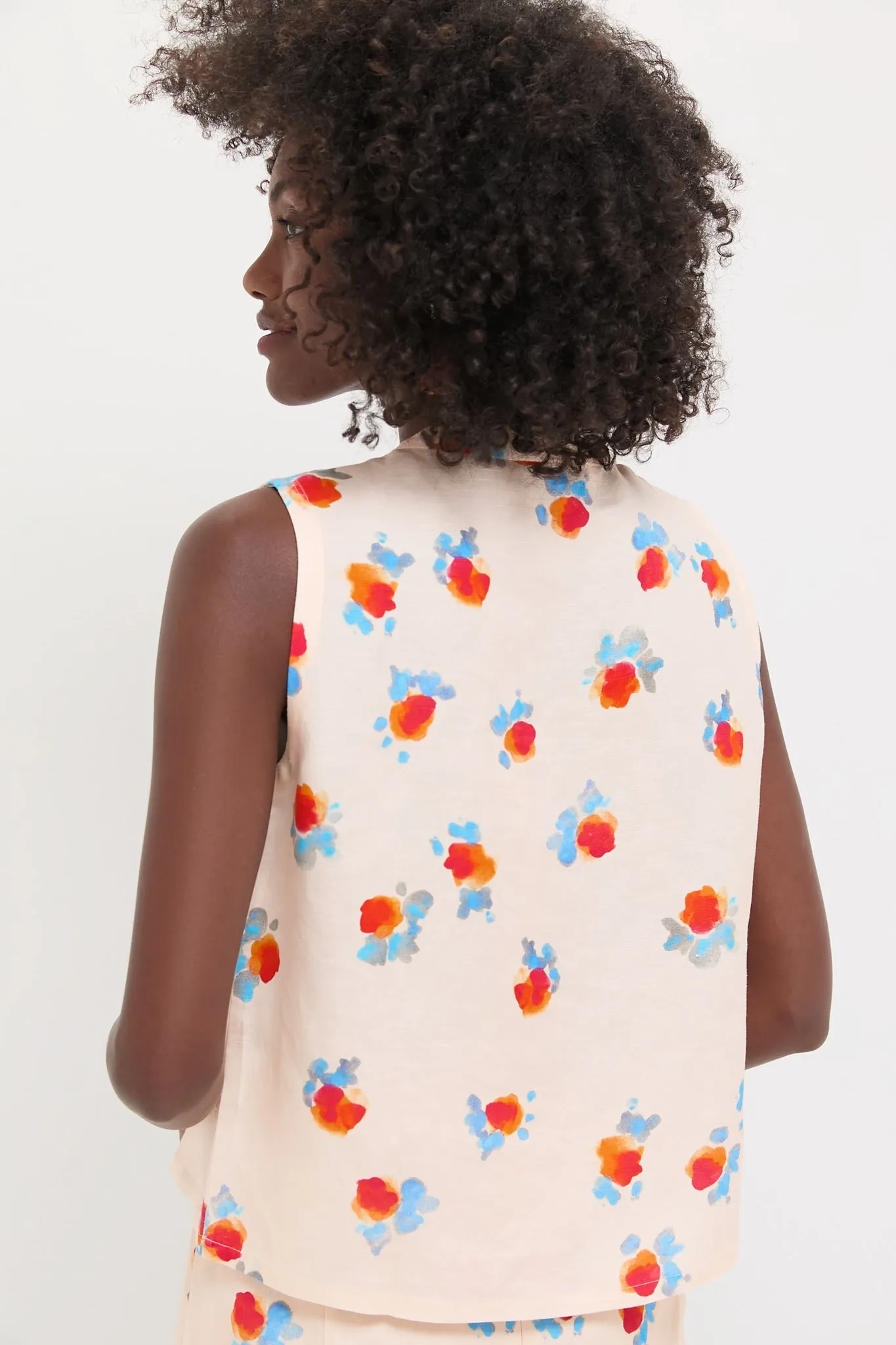 Watercolor Floral Luna Top sold by Tuckernuck product image thumbnail 4