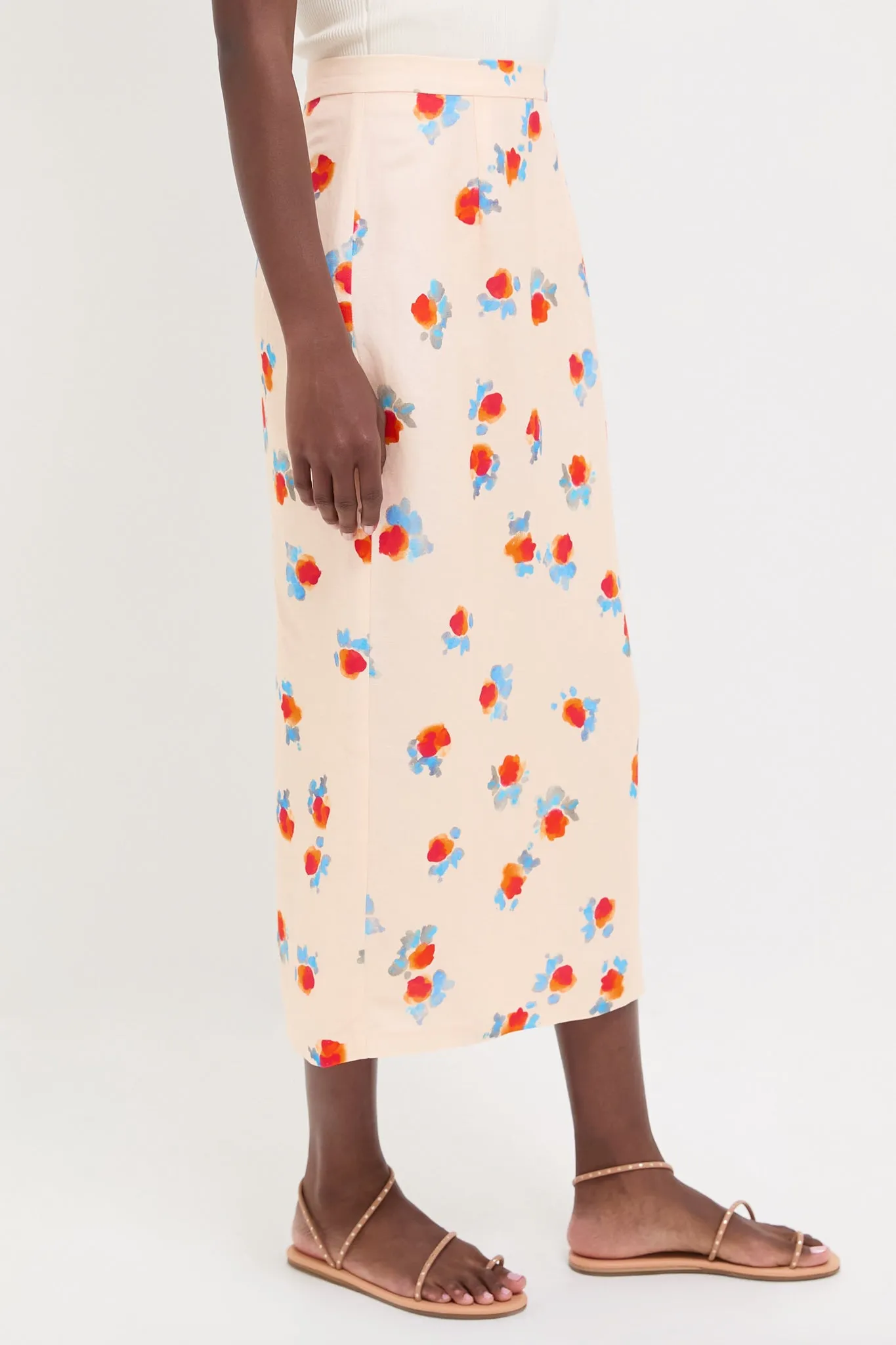 Watercolor Floral Isla Skirt sold by Tuckernuck product image thumbnail 3