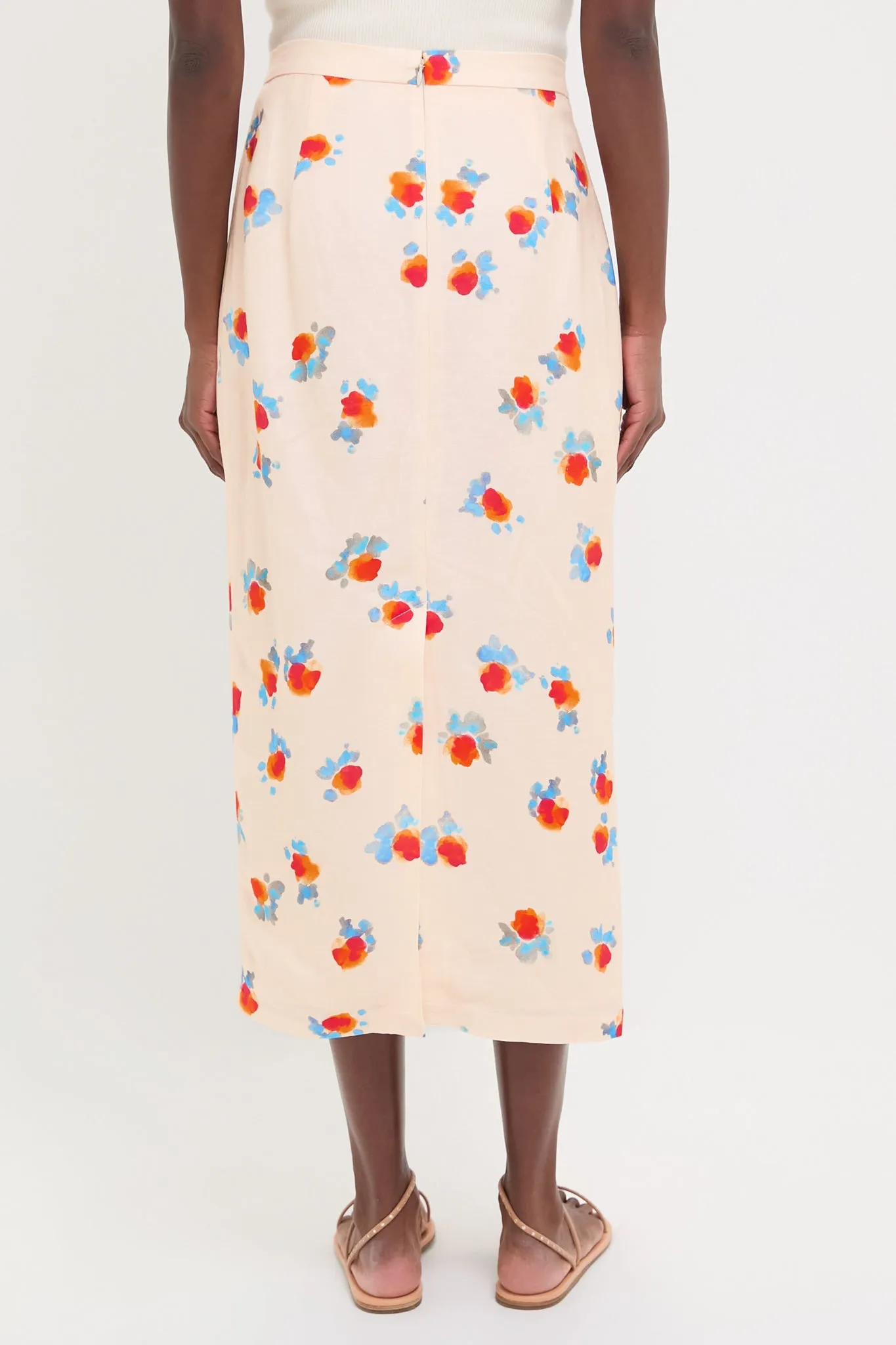 Watercolor Floral Isla Skirt sold by Tuckernuck product image thumbnail 4