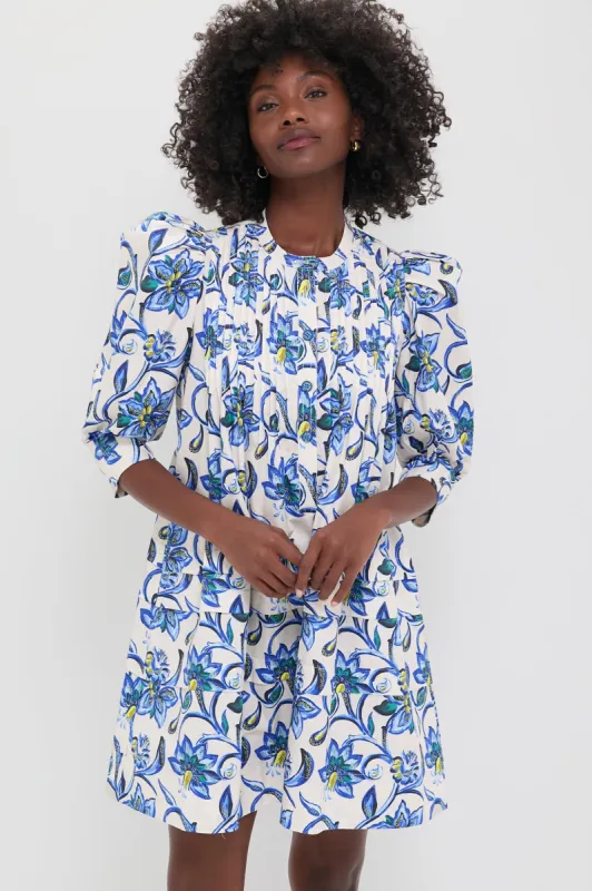 Porcelain Floral Sidney Dress sold by Tuckernuck