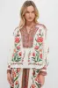 Off White Delicate Ainika Blouse sold by Tuckernuck