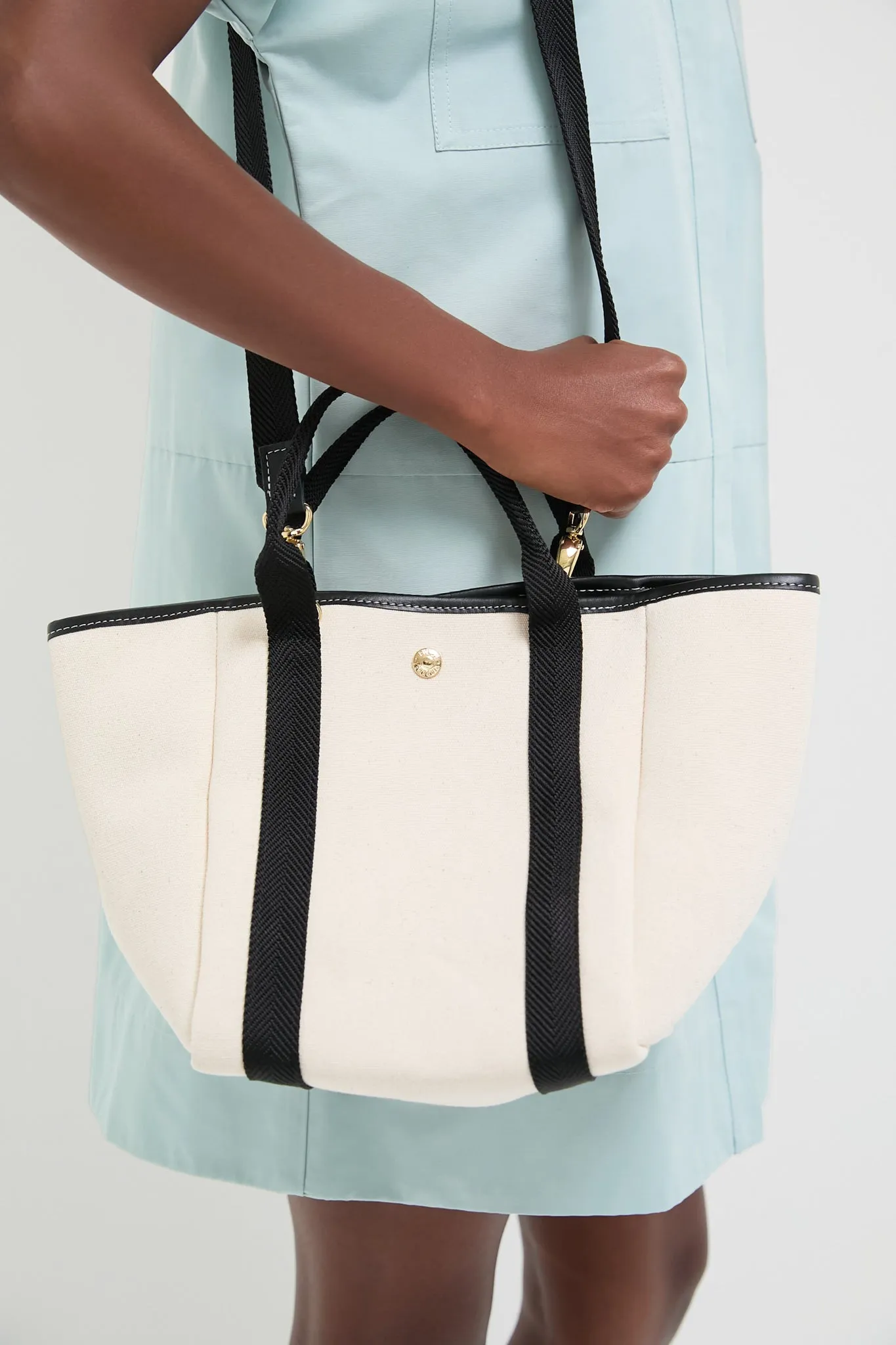 White and Black Traversee S Square Tote sold by Tuckernuck product image thumbnail 2