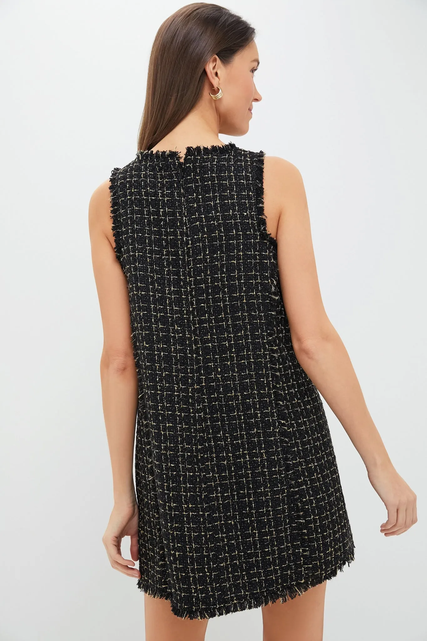 Black Tweed Antonia Dress sold by Tuckernuck product image thumbnail 4