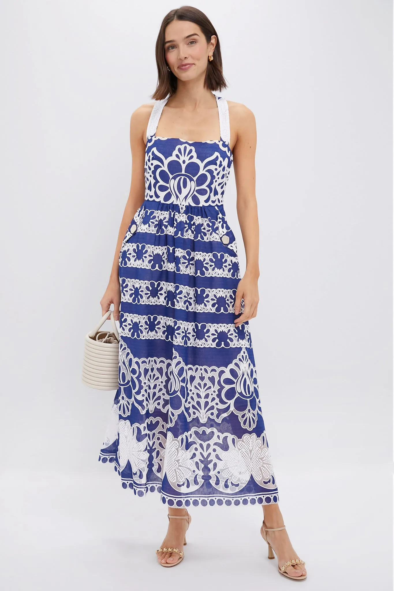 Navy Mavaro Lace Dress sold by Tuckernuck product image thumbnail 2