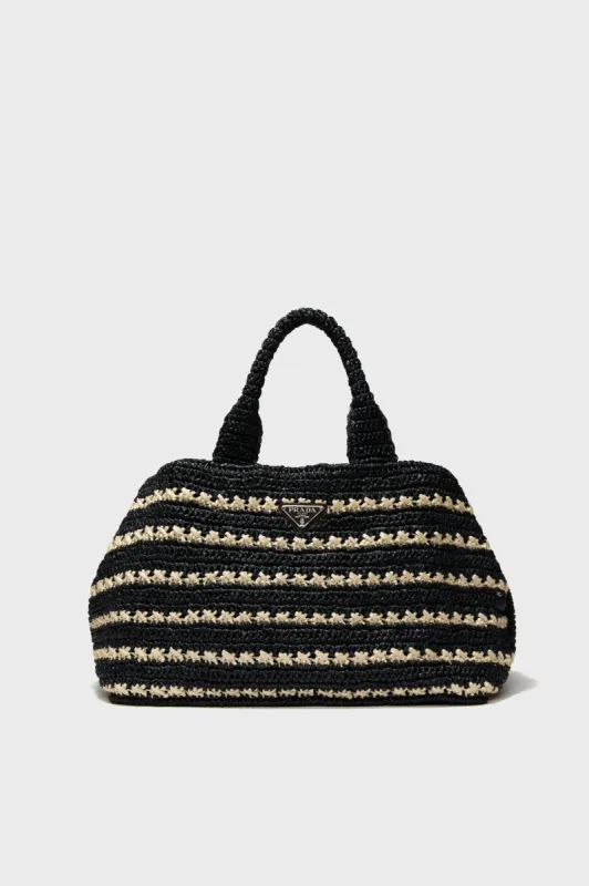 PRADA Raffia Canapa Tote sold by Tuckernuck
