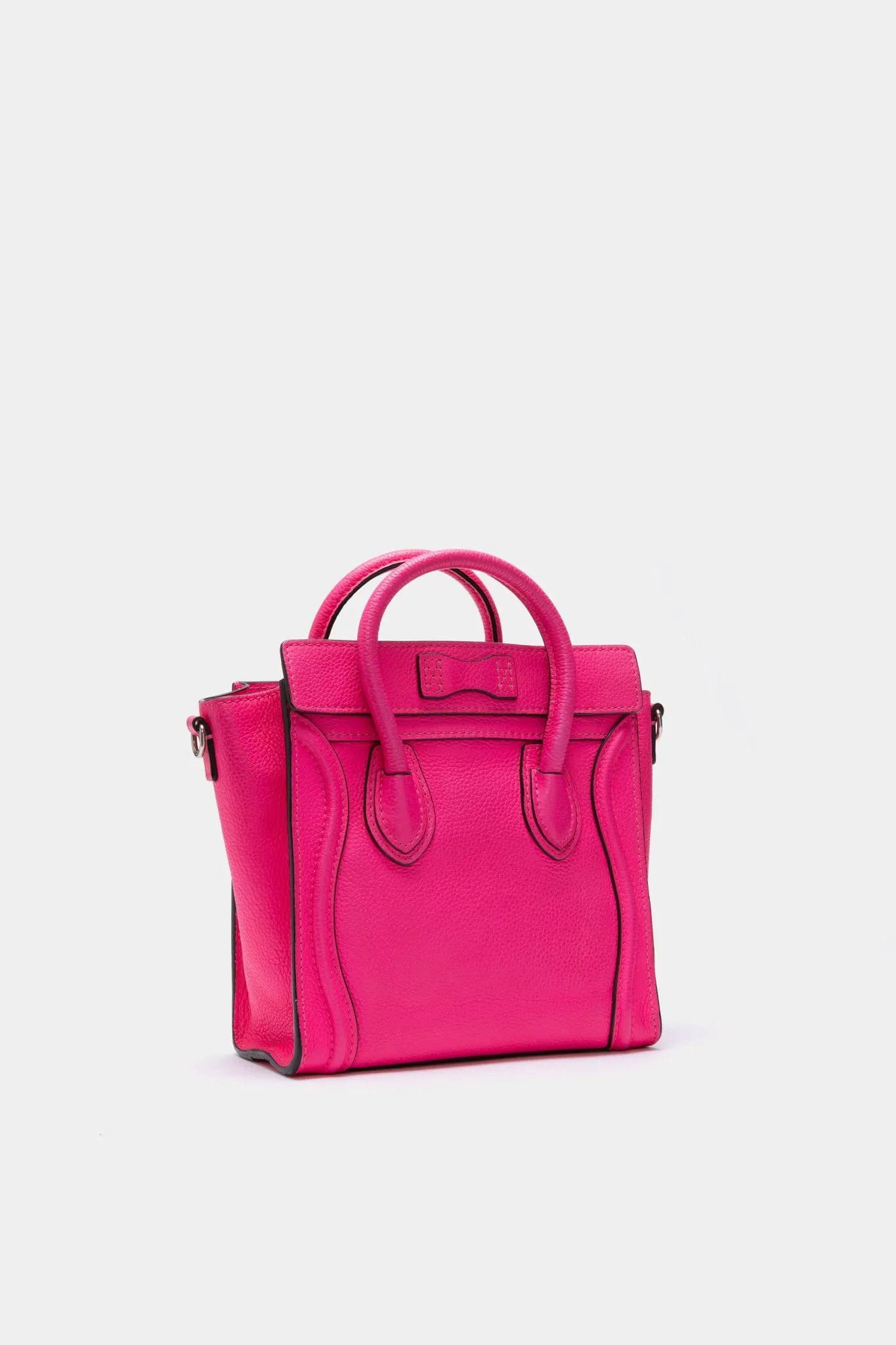 CELINE Pink Leather Mini Luggage Shoulder Bag sold by Tuckernuck product image thumbnail 4
