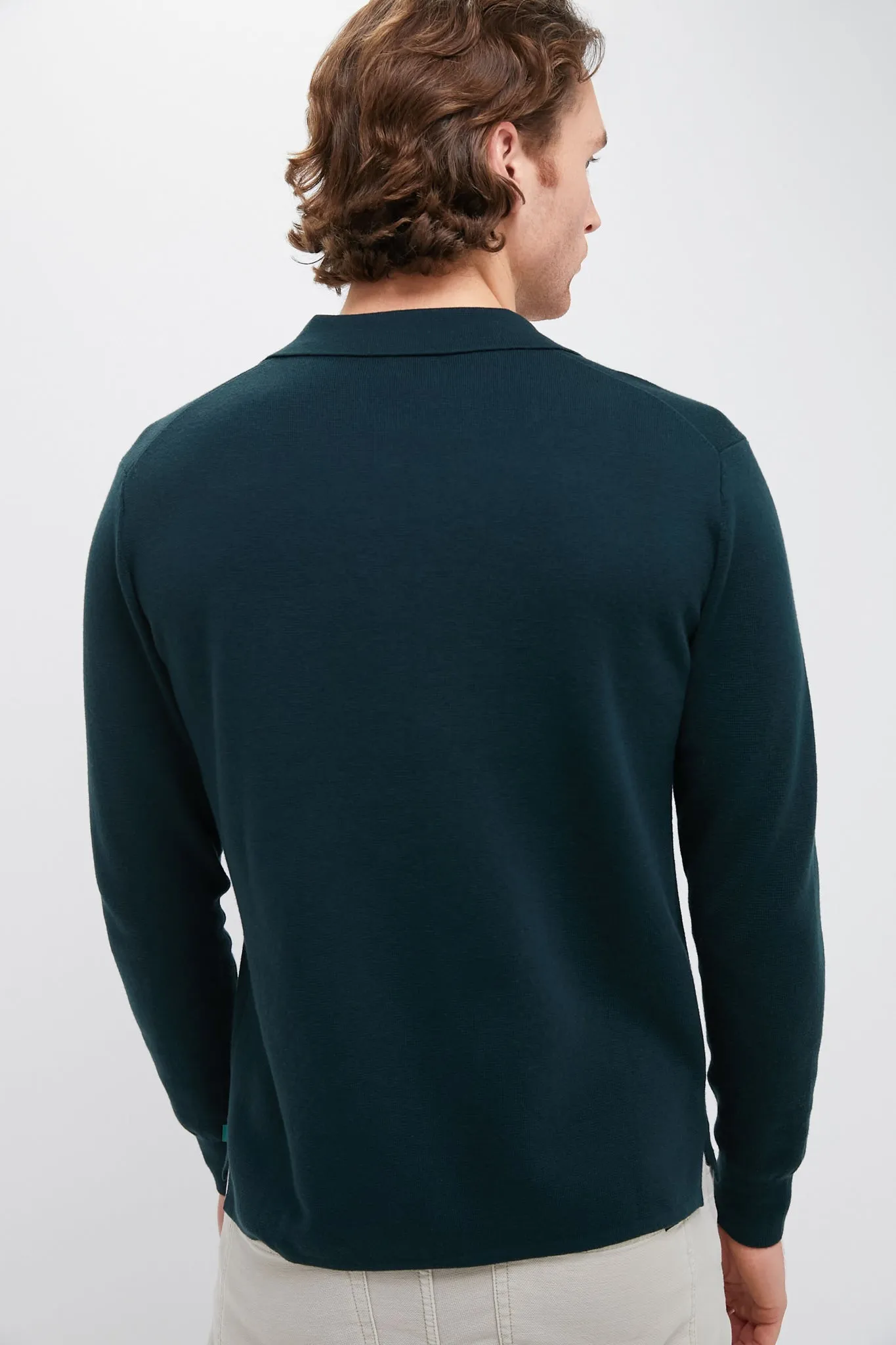 Forest Green Merino Cardigan sold by Tuckernuck product image thumbnail 4