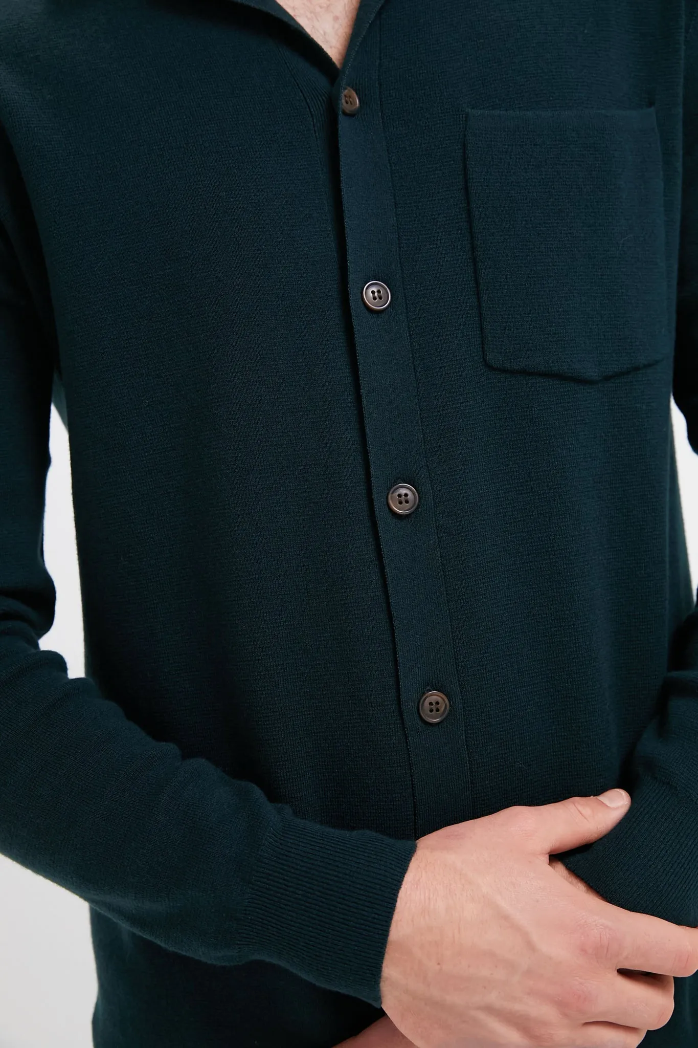 Forest Green Merino Cardigan sold by Tuckernuck product image thumbnail 5