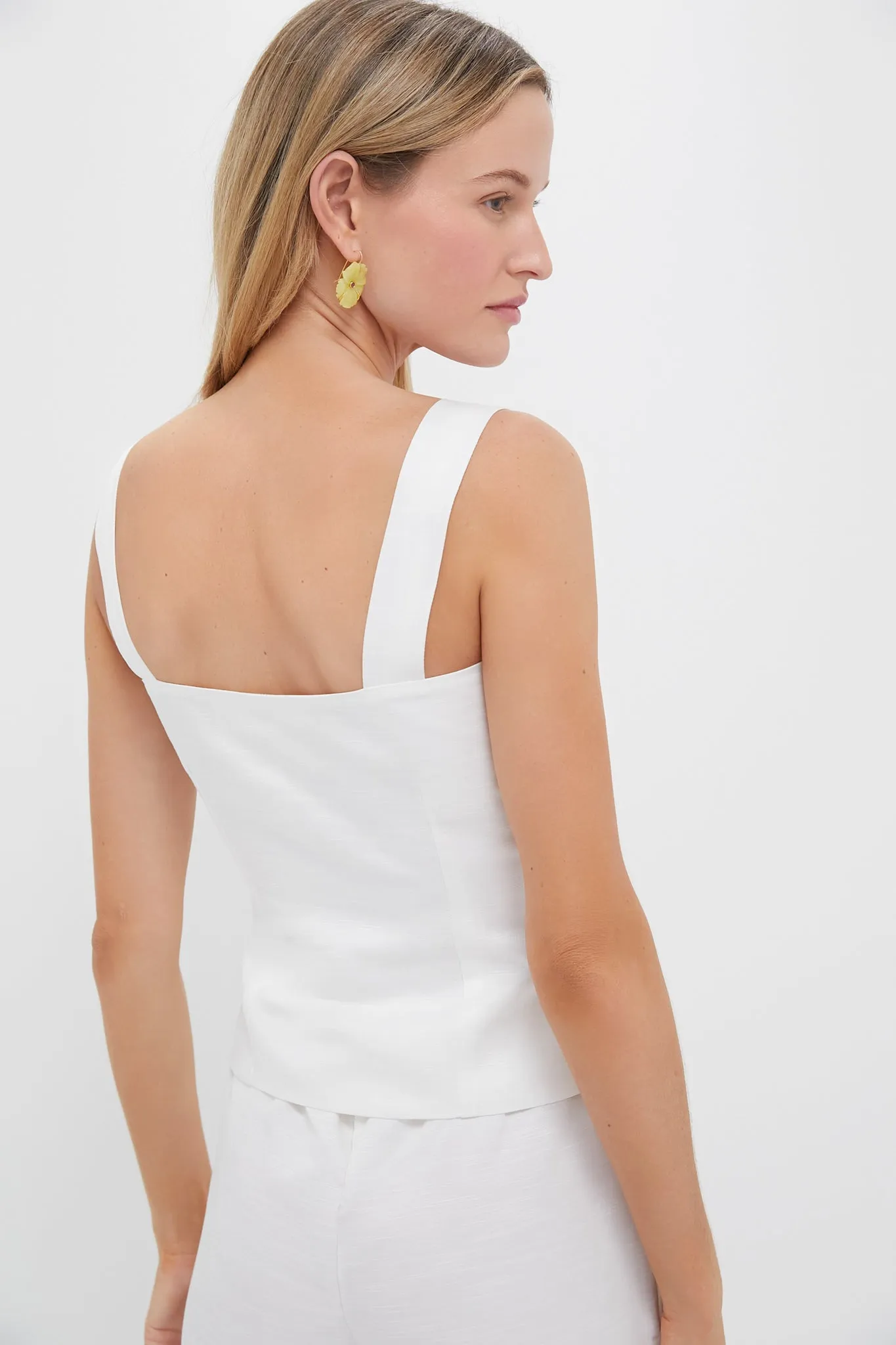 White Dora Textured Top sold by Tuckernuck product image thumbnail 4