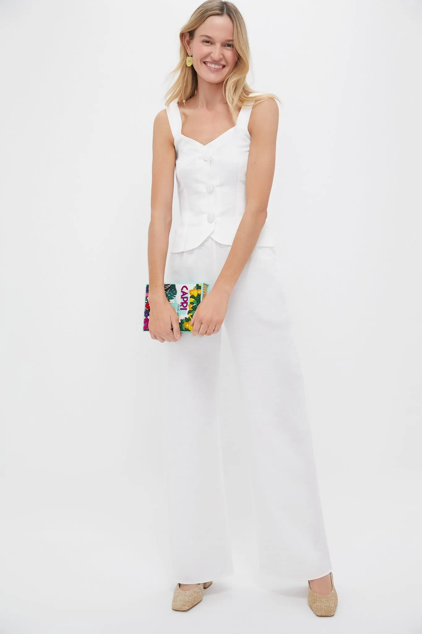 White Dora Textured Top sold by Tuckernuck product image thumbnail 2