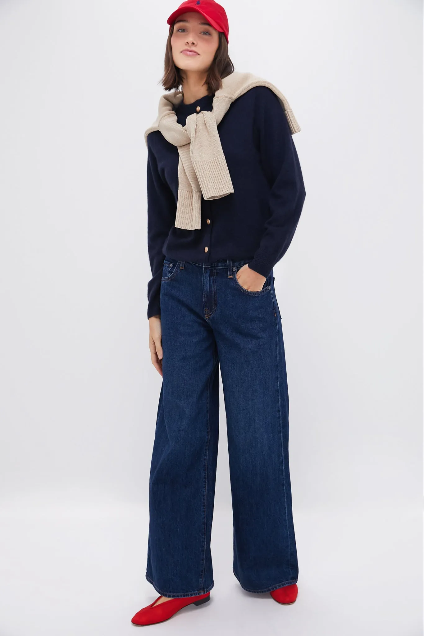 Red and Newport Navy Polo Sports Cap sold by Tuckernuck product image thumbnail 5