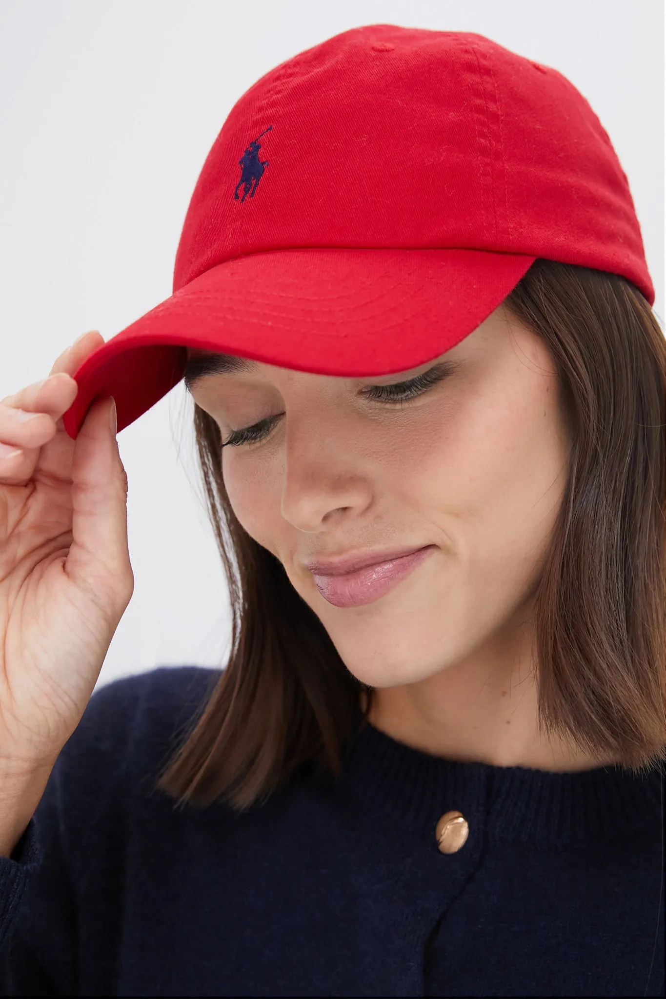 Red and Newport Navy Polo Sports Cap sold by Tuckernuck product image thumbnail 2