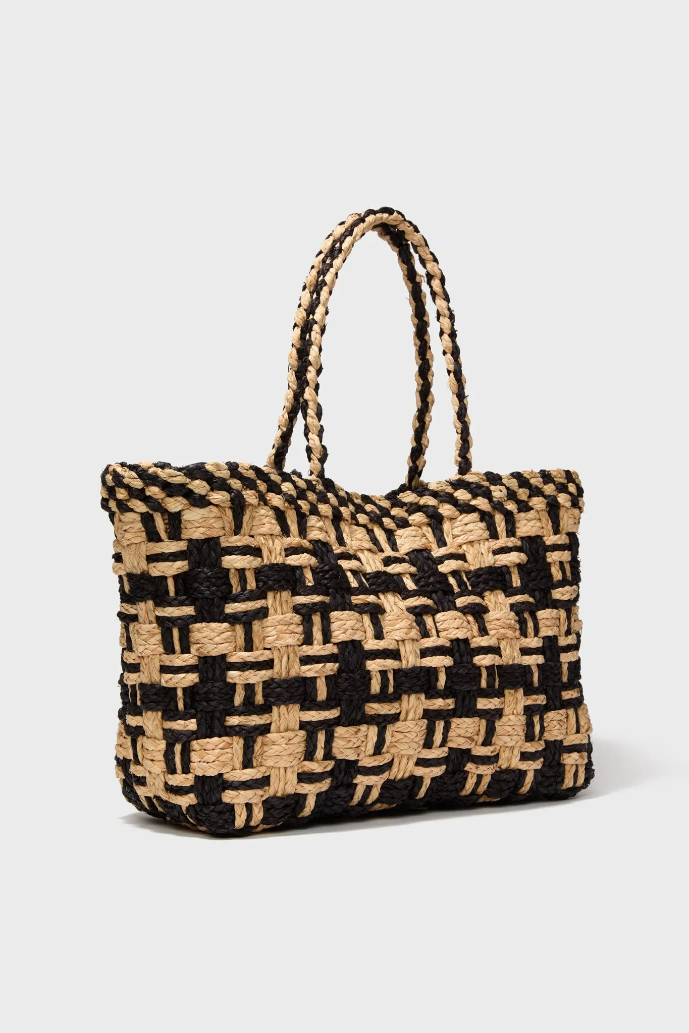Black and Natural Cyrus Tote sold by Tuckernuck product image thumbnail 3