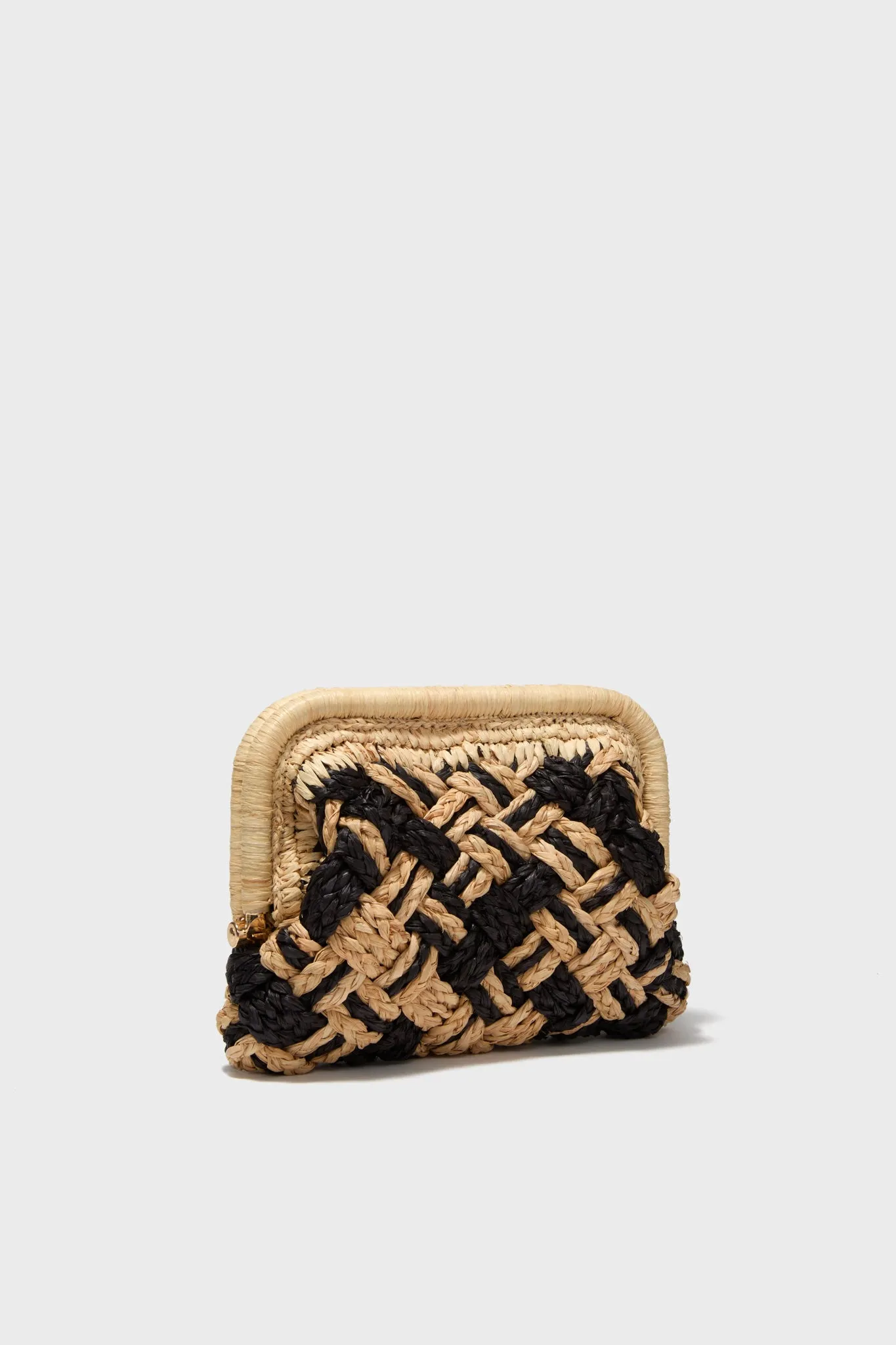 Black and Natural Cyrus Clutch sold by Tuckernuck product image thumbnail 4