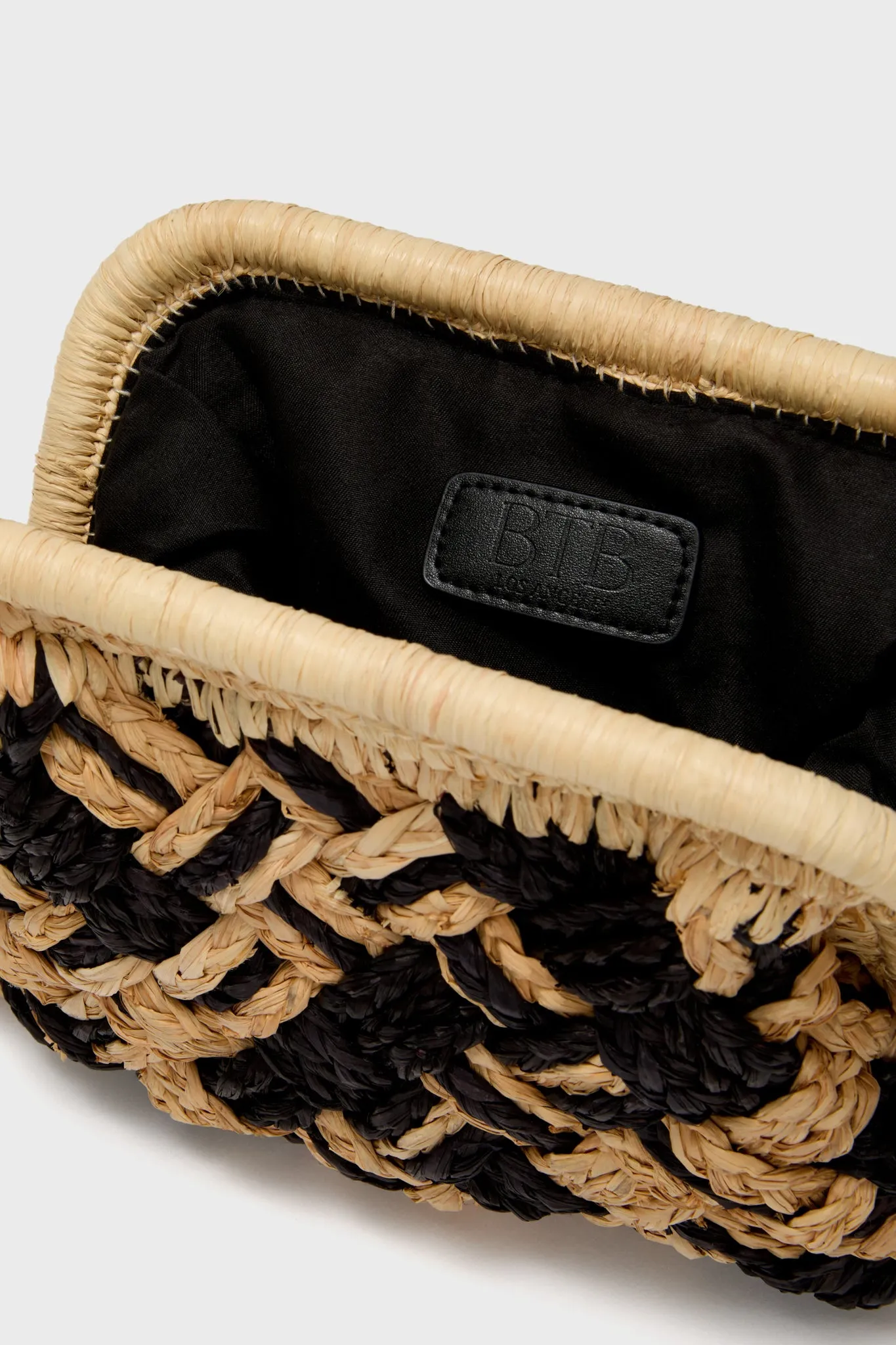 Black and Natural Cyrus Clutch sold by Tuckernuck product image thumbnail 5