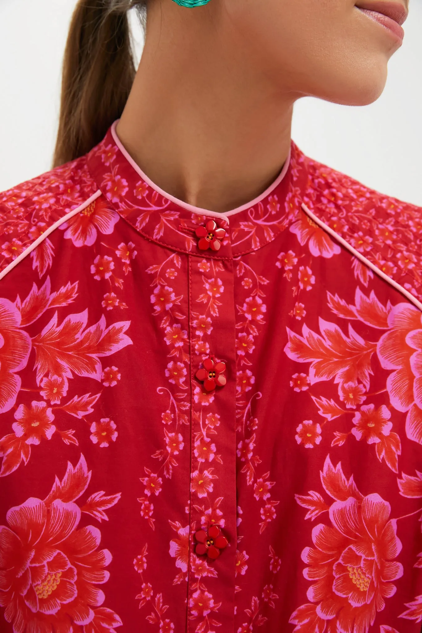 Red Olivia Mini Dress sold by Tuckernuck product image thumbnail 5