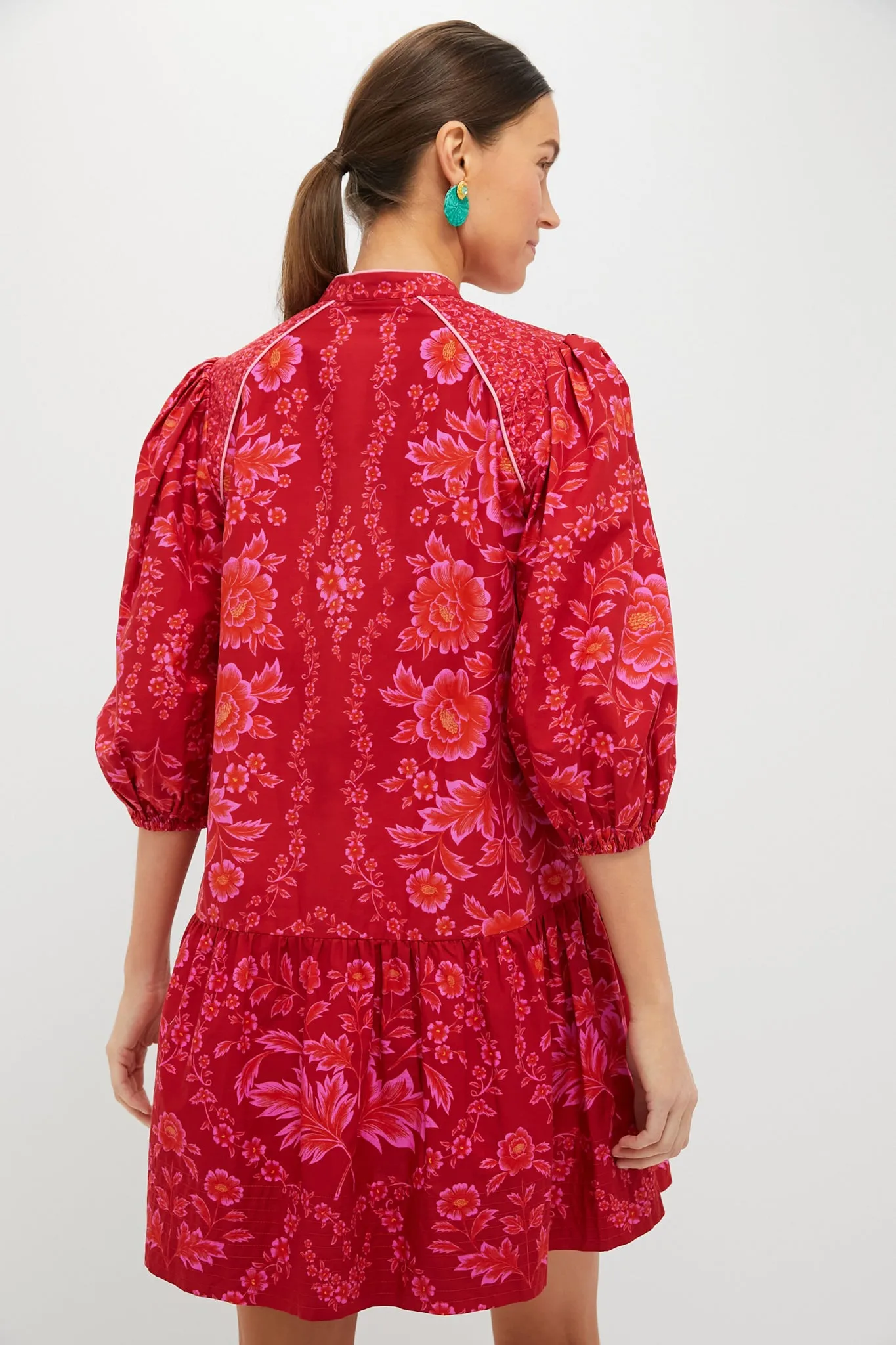 Red Olivia Mini Dress sold by Tuckernuck product image thumbnail 4