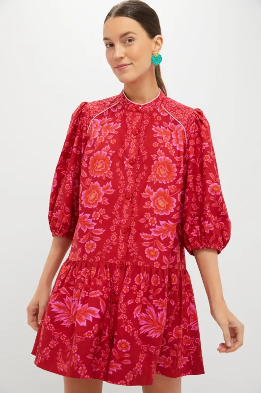 Red Olivia Mini Dress sold by Tuckernuck