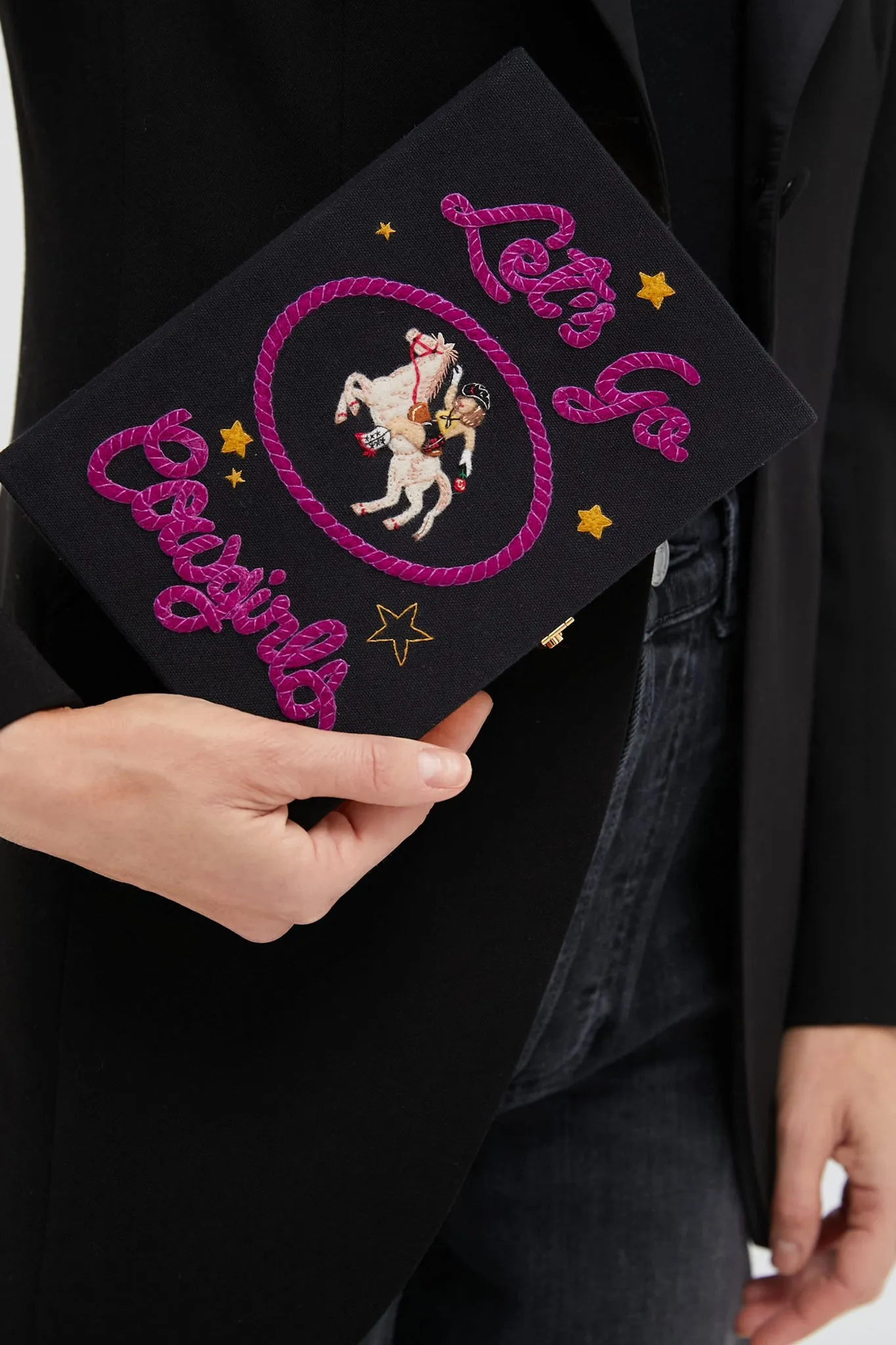 Let's Go Cowgirls Book Clutch sold by Tuckernuck product image thumbnail 2