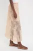 Tan Cotton Eyelet Eve Skirt sold by Tuckernuck