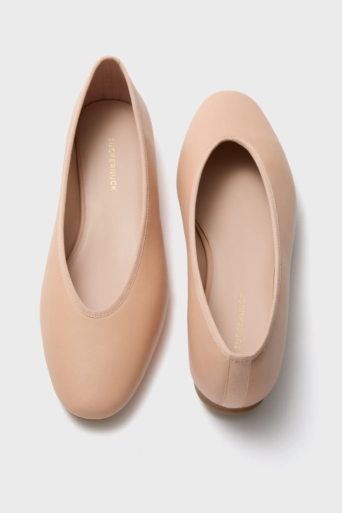 Ballet Pink Leather Nina Flats sold by Tuckernuck product image thumbnail 5