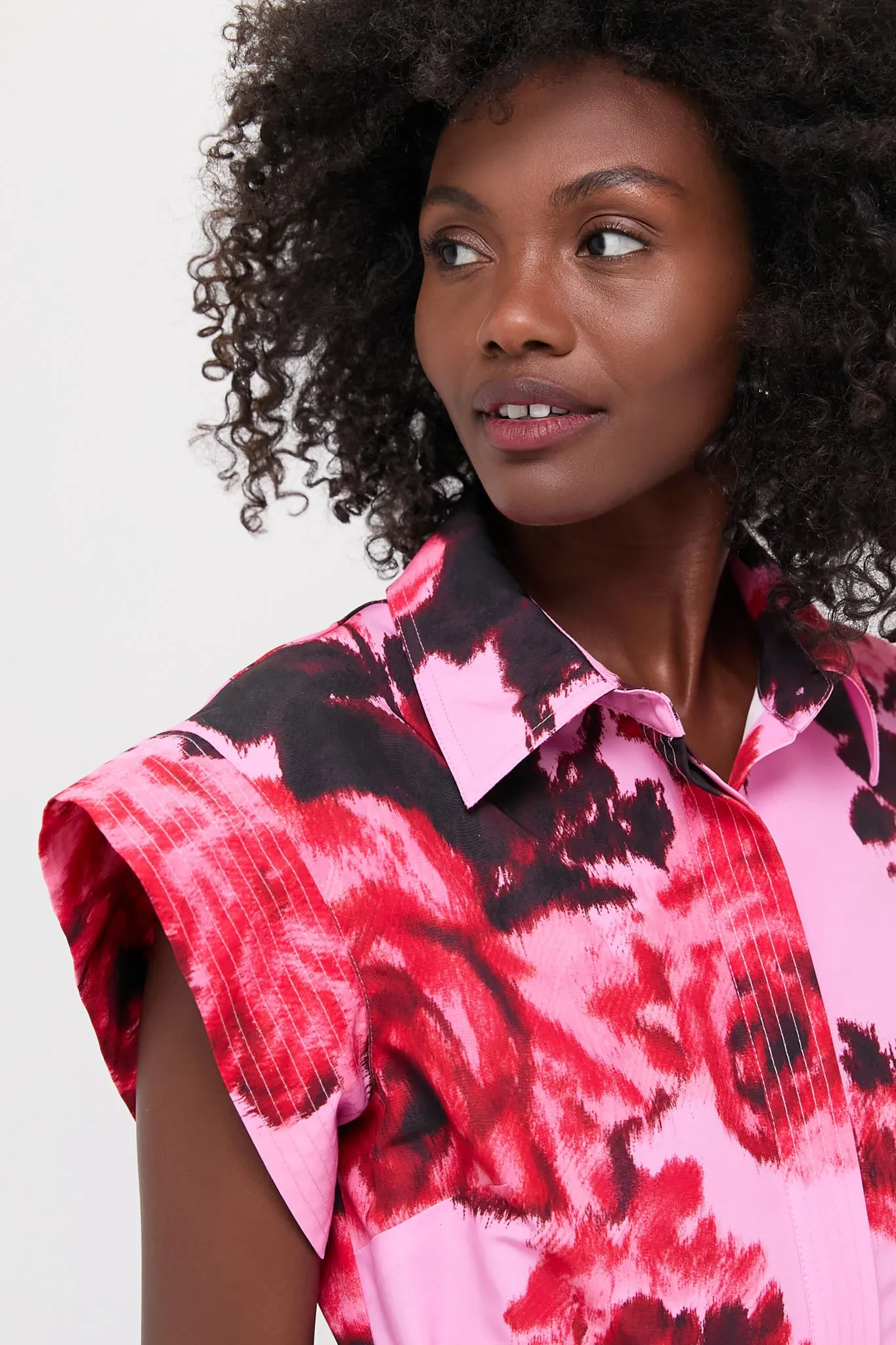 Cerise Blossom Mini Chloe Dress sold by Tuckernuck product image thumbnail 5