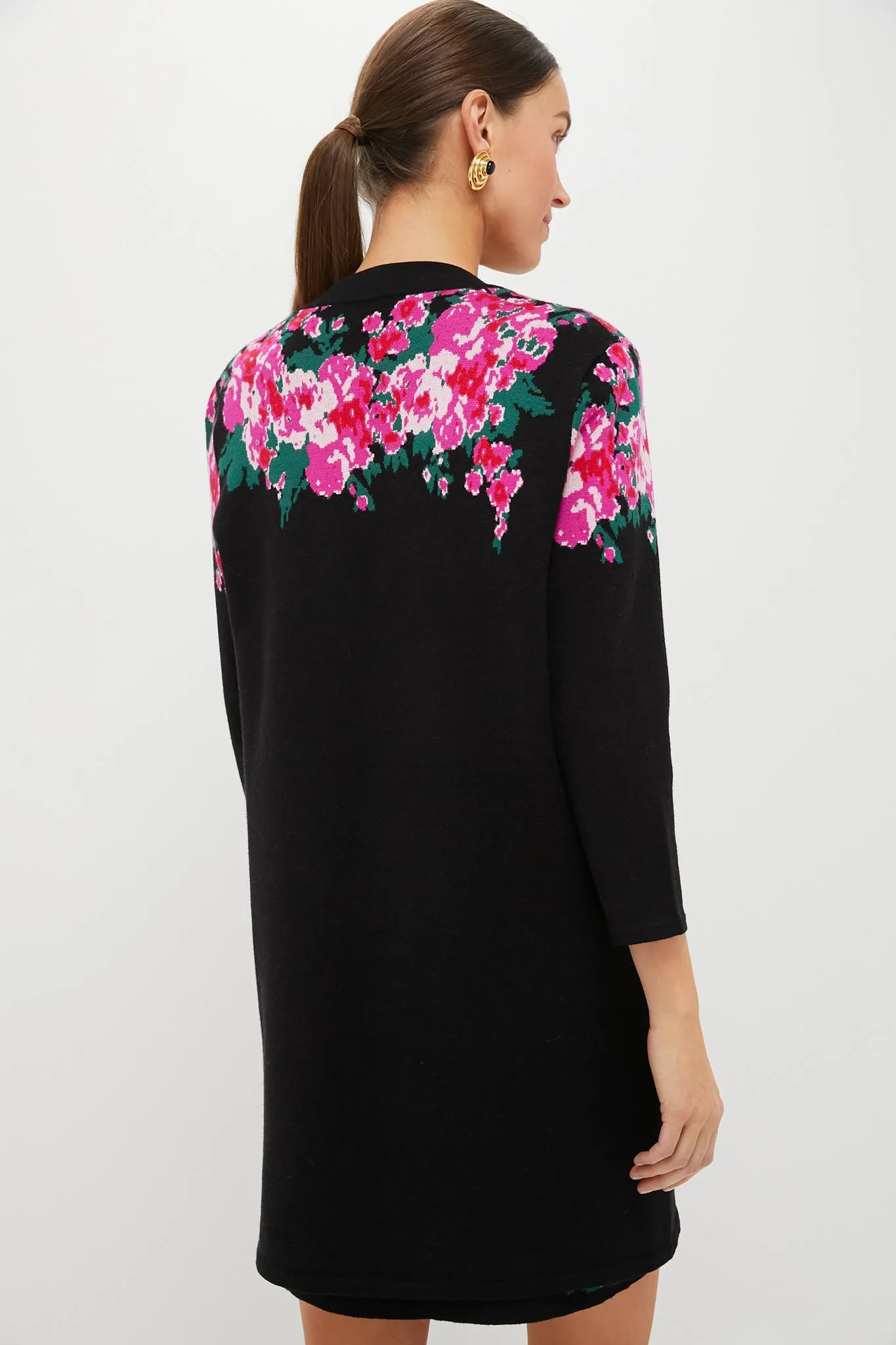 Climbing Roses Knit Jacquard Liv Cardigan sold by Tuckernuck product image thumbnail 4