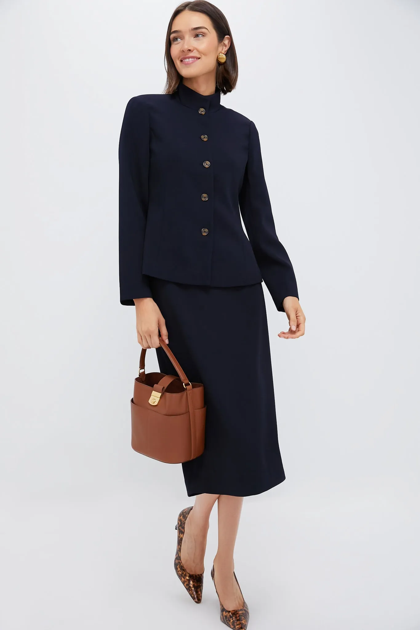 Navy Tanya Skirt sold by Tuckernuck product image thumbnail 2