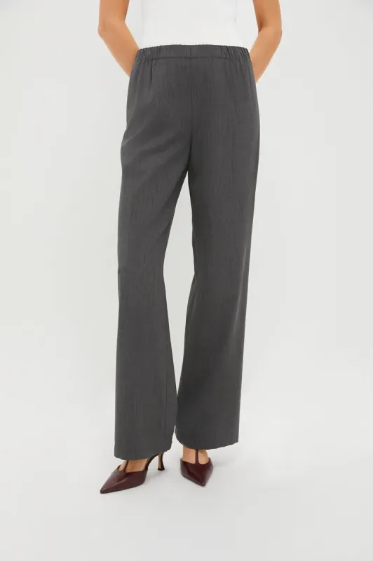 Medium Heather Grey Wool Twill Jillian Pant sold by Tuckernuck