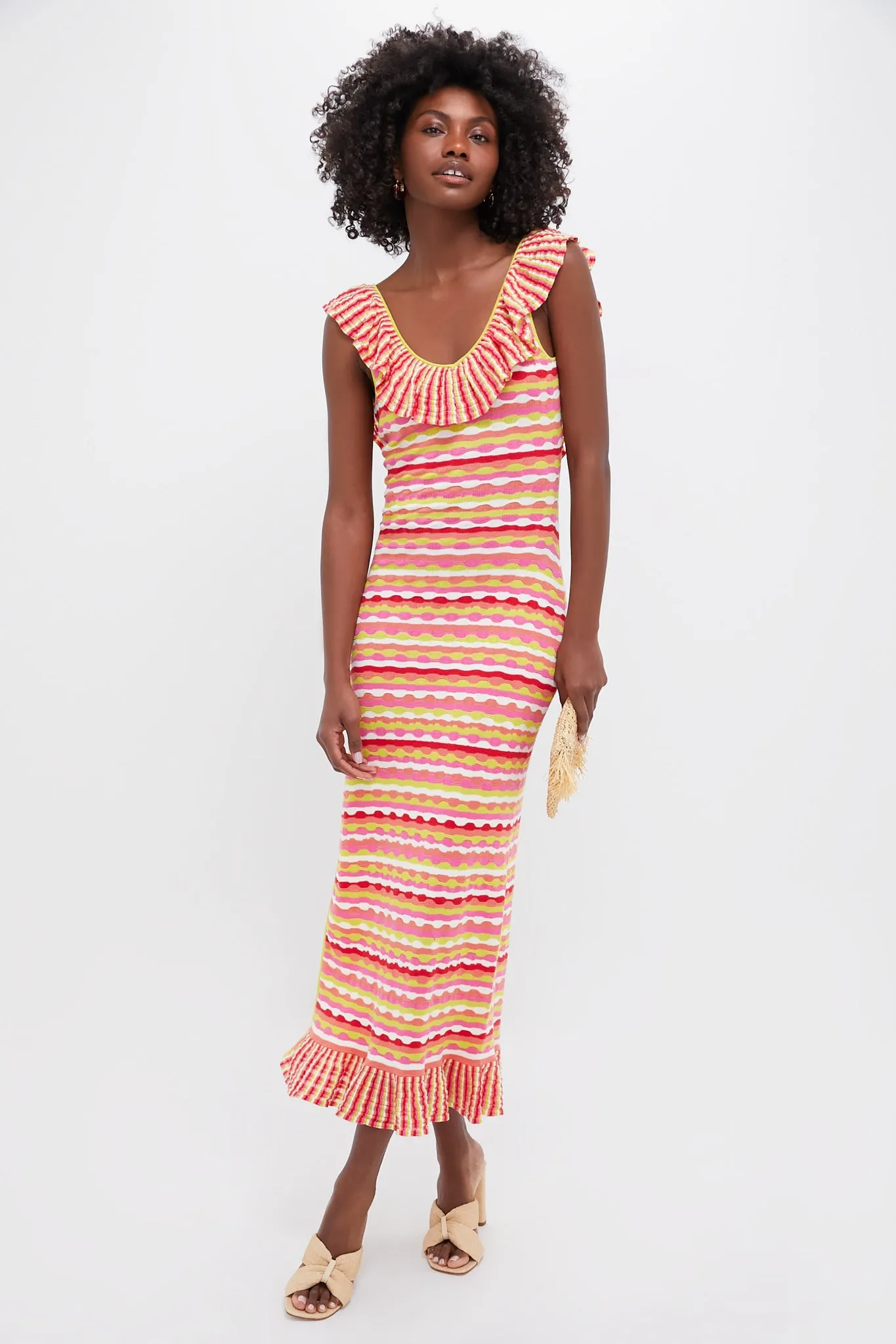Candy Stripe Alora Maxi Dress sold by Tuckernuck product image thumbnail 2