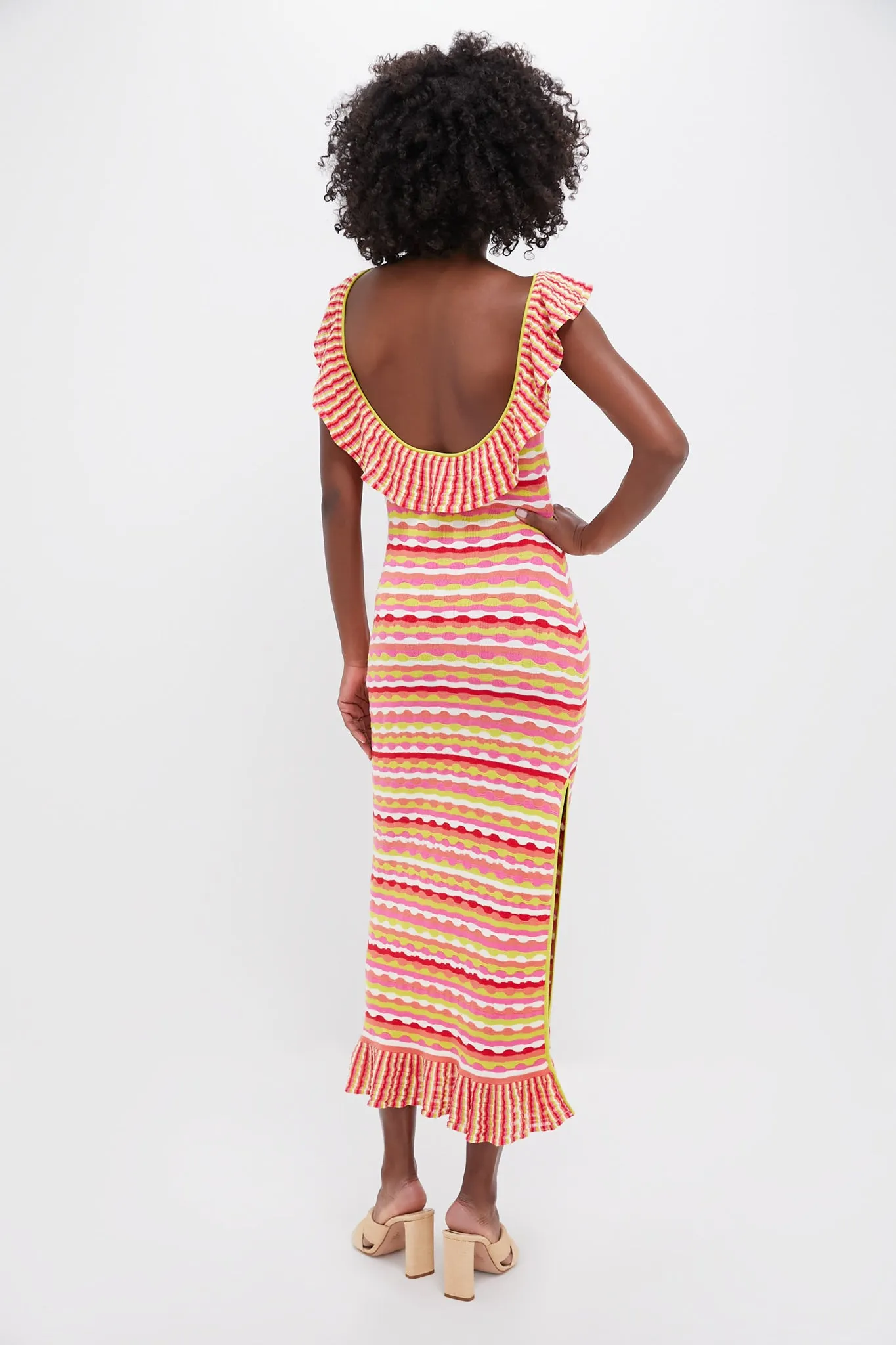 Candy Stripe Alora Maxi Dress sold by Tuckernuck product image thumbnail 4