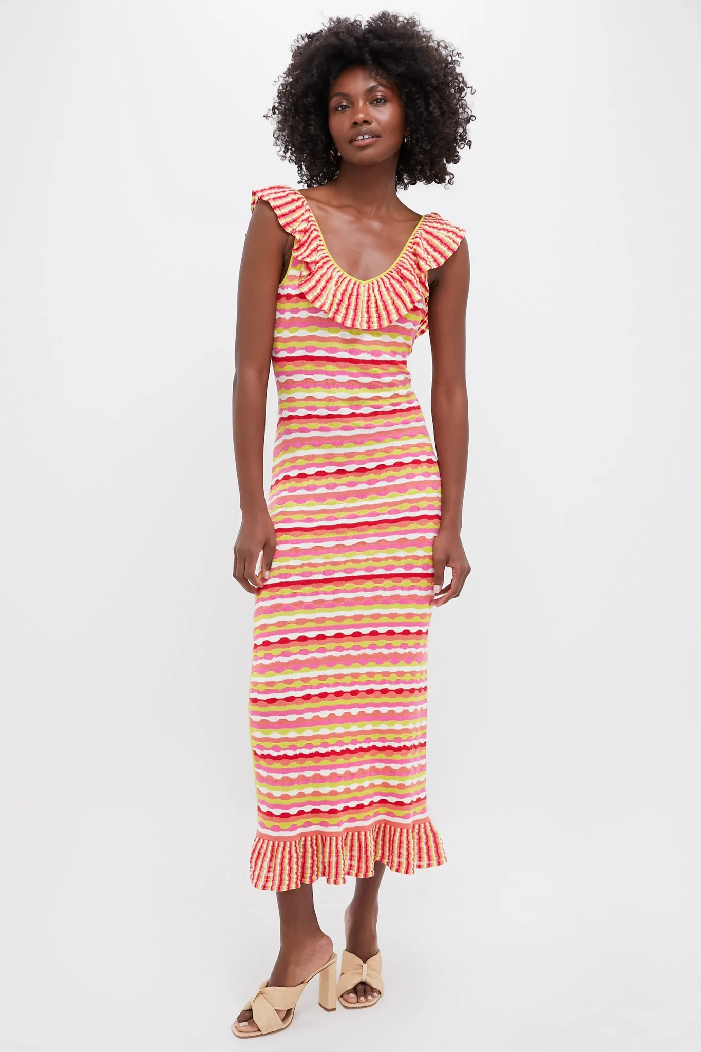 Candy Stripe Alora Maxi Dress sold by Tuckernuck