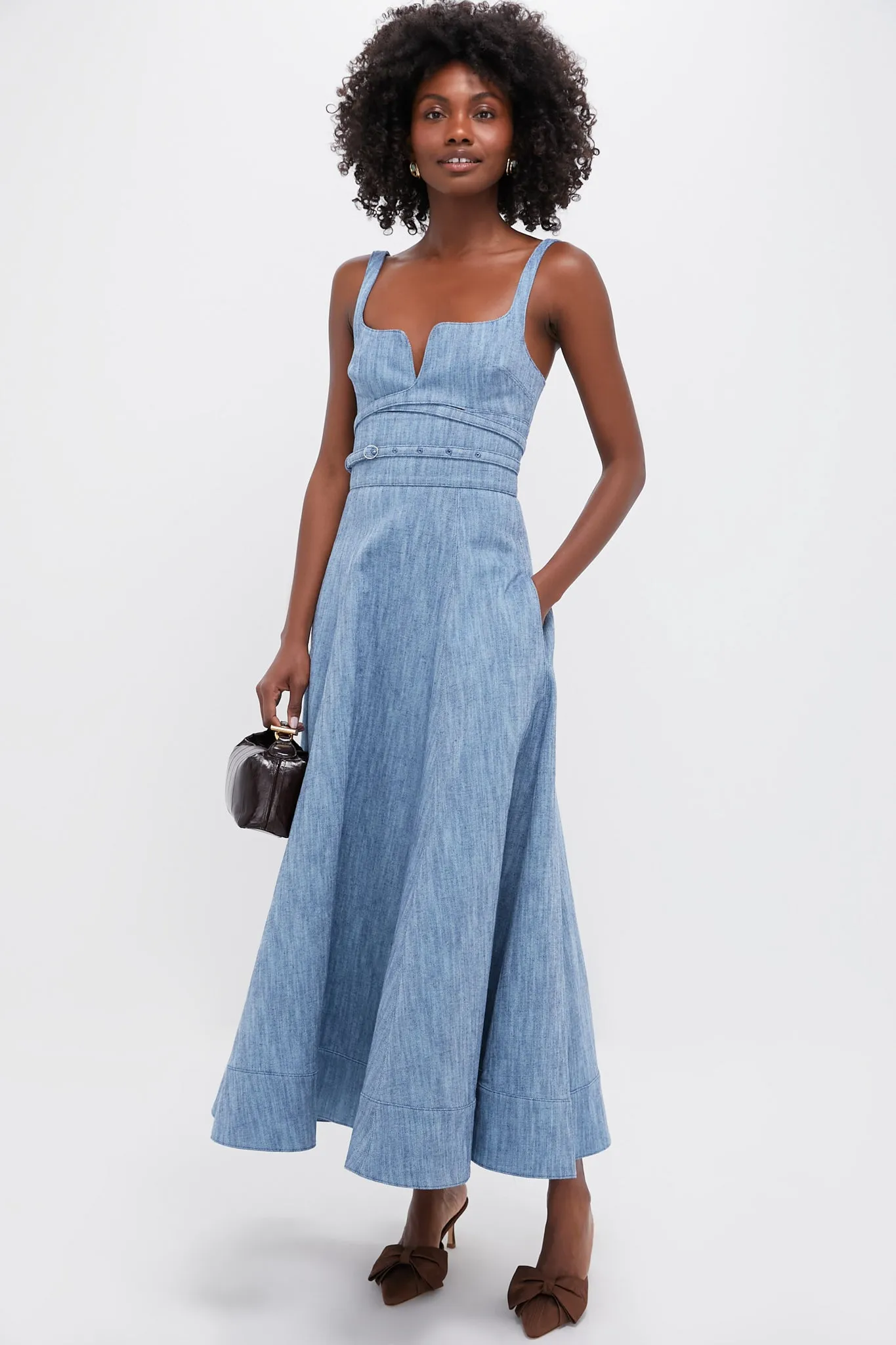 Stone Blue Sirene Maxi Dress sold by Tuckernuck product image thumbnail 2