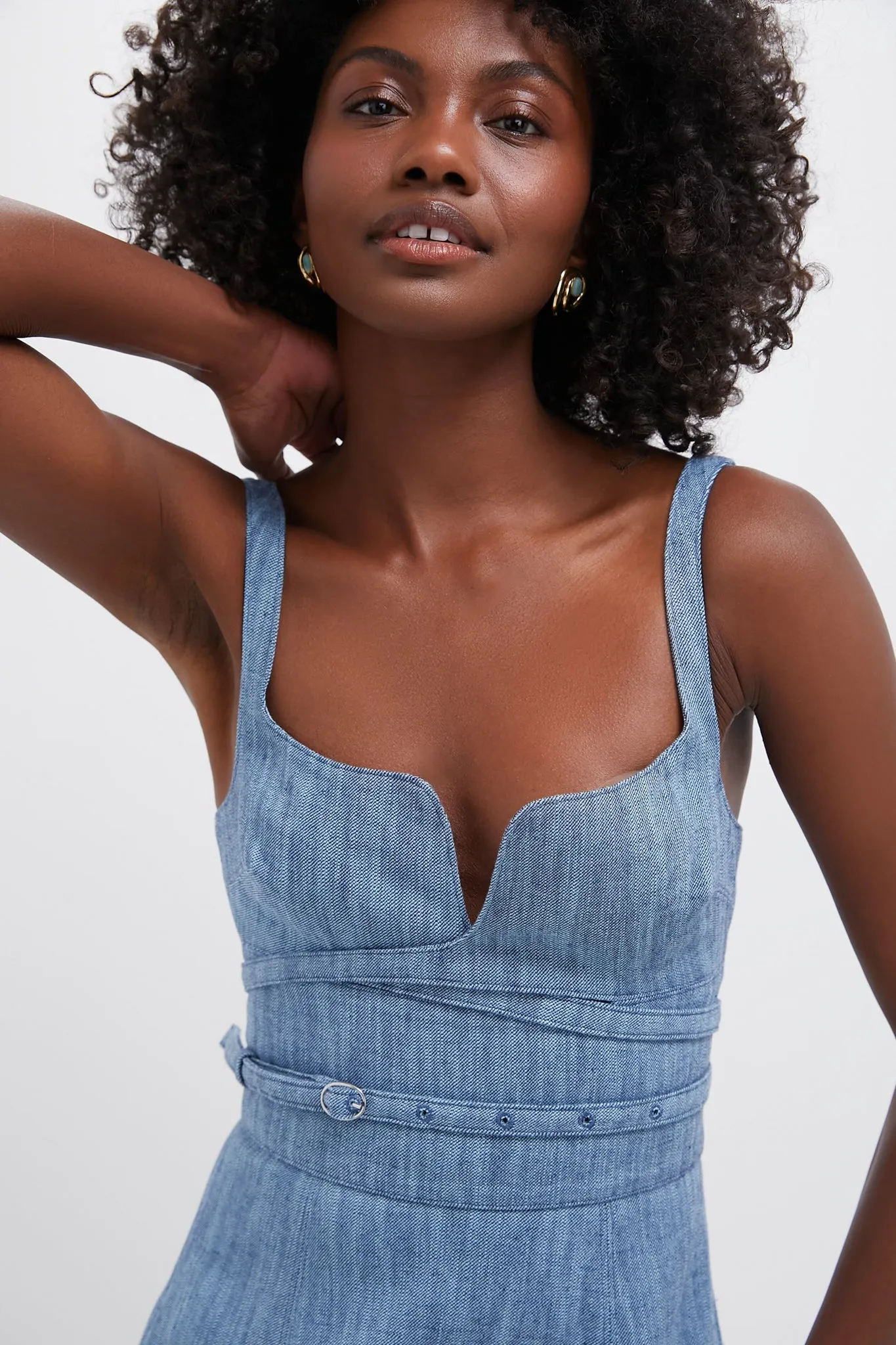 Stone Blue Sirene Maxi Dress sold by Tuckernuck product image thumbnail 5