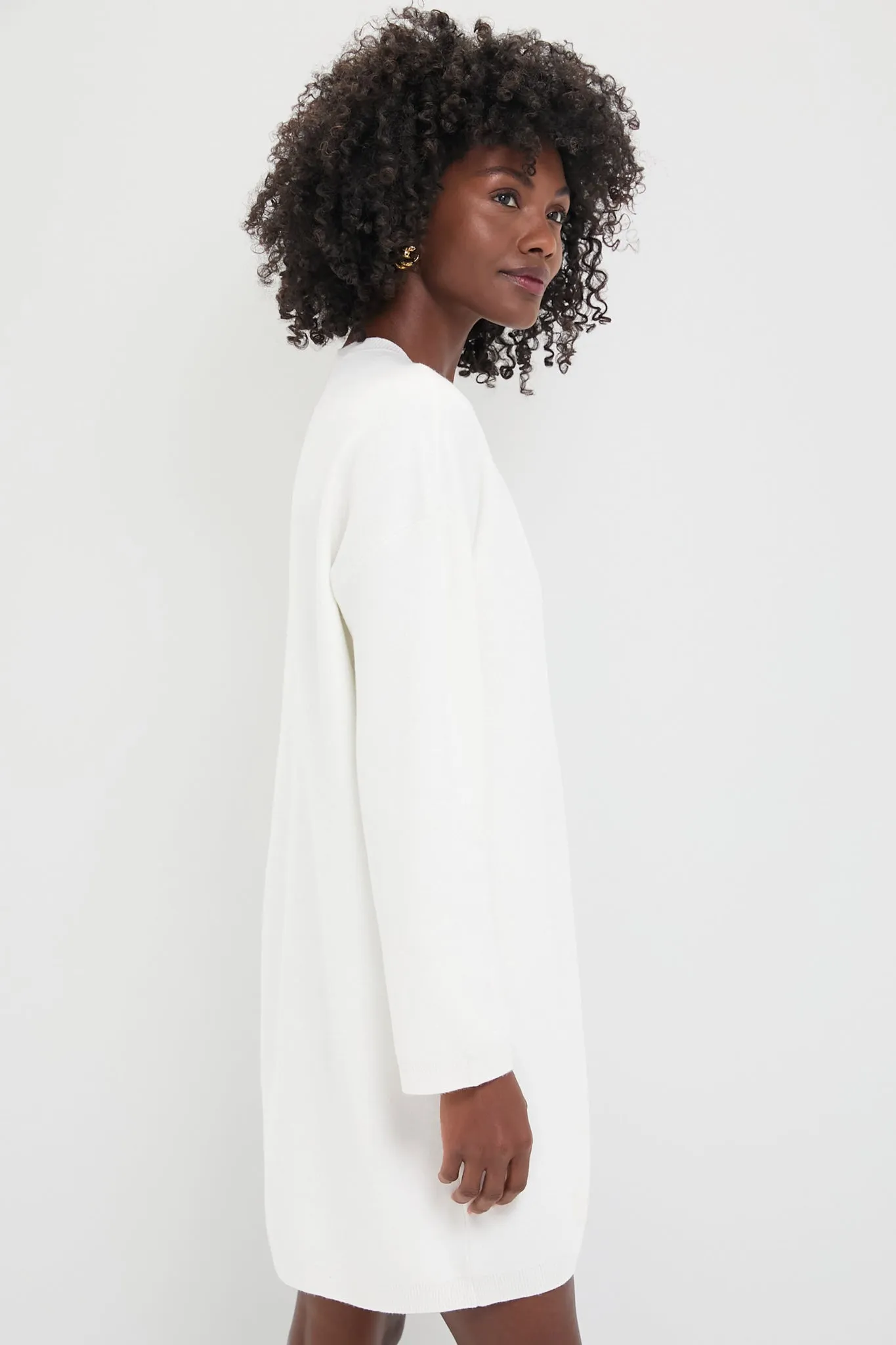 Winter White Vivianne Crewneck Dress sold by Tuckernuck product image thumbnail 3