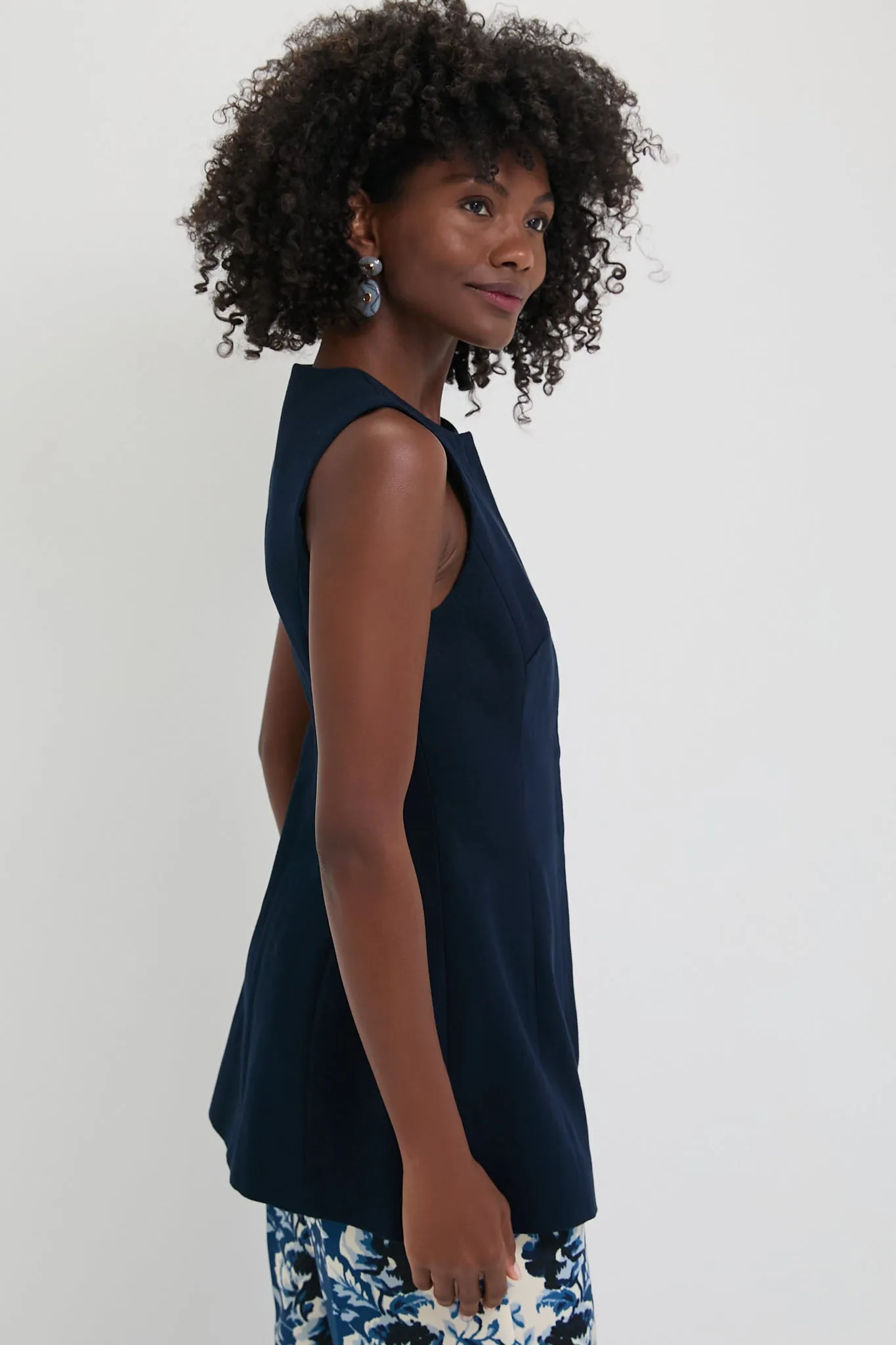 Navy Rhoda Tunic Top sold by Tuckernuck product image thumbnail 3