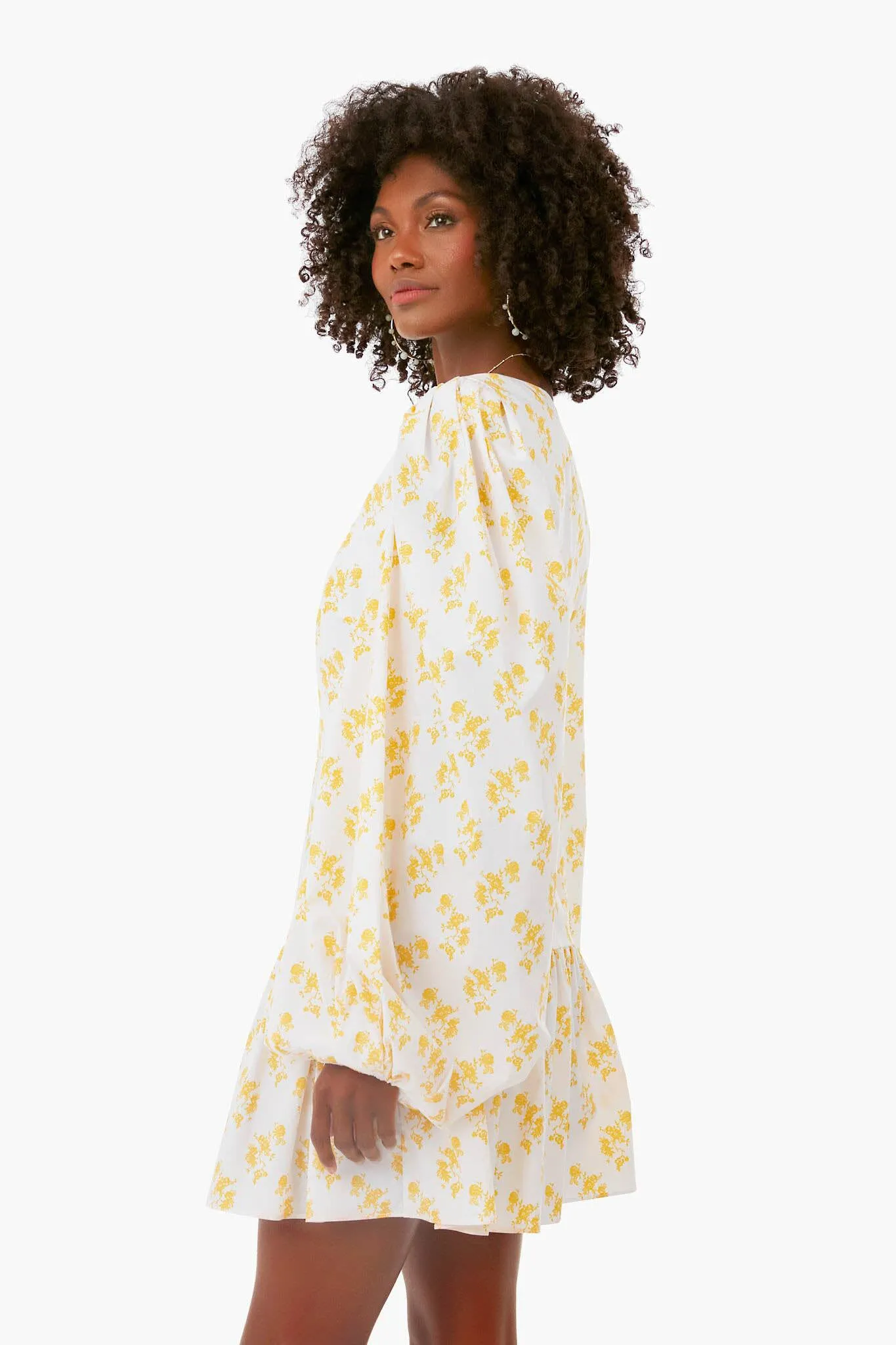 Yellow Vacation Spot Floral Julian Dress sold by Tuckernuck product image thumbnail 3
