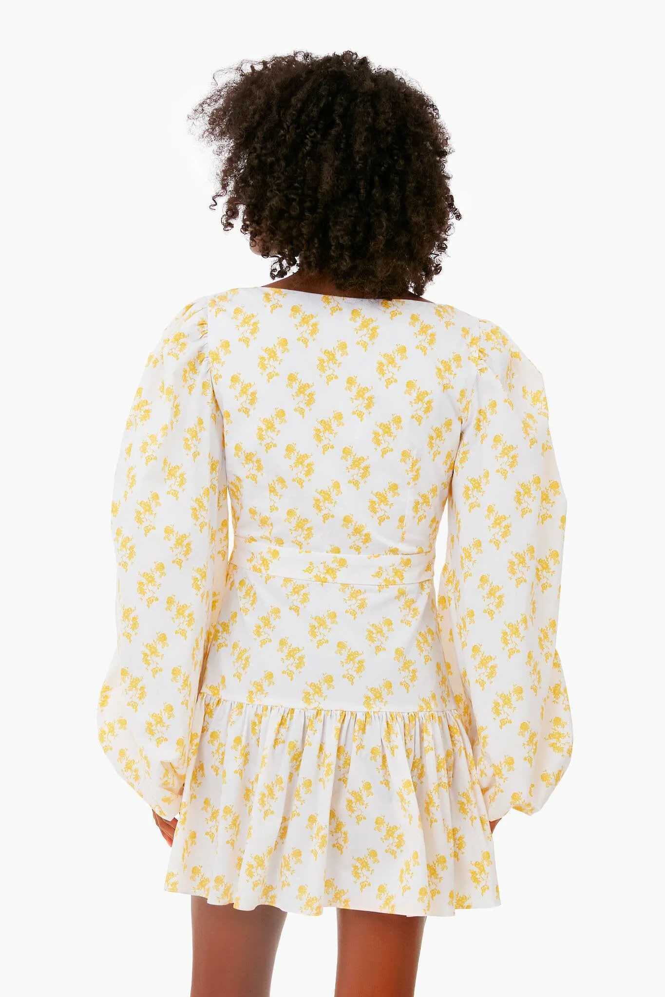 Yellow Vacation Spot Floral Julian Dress sold by Tuckernuck product image thumbnail 4