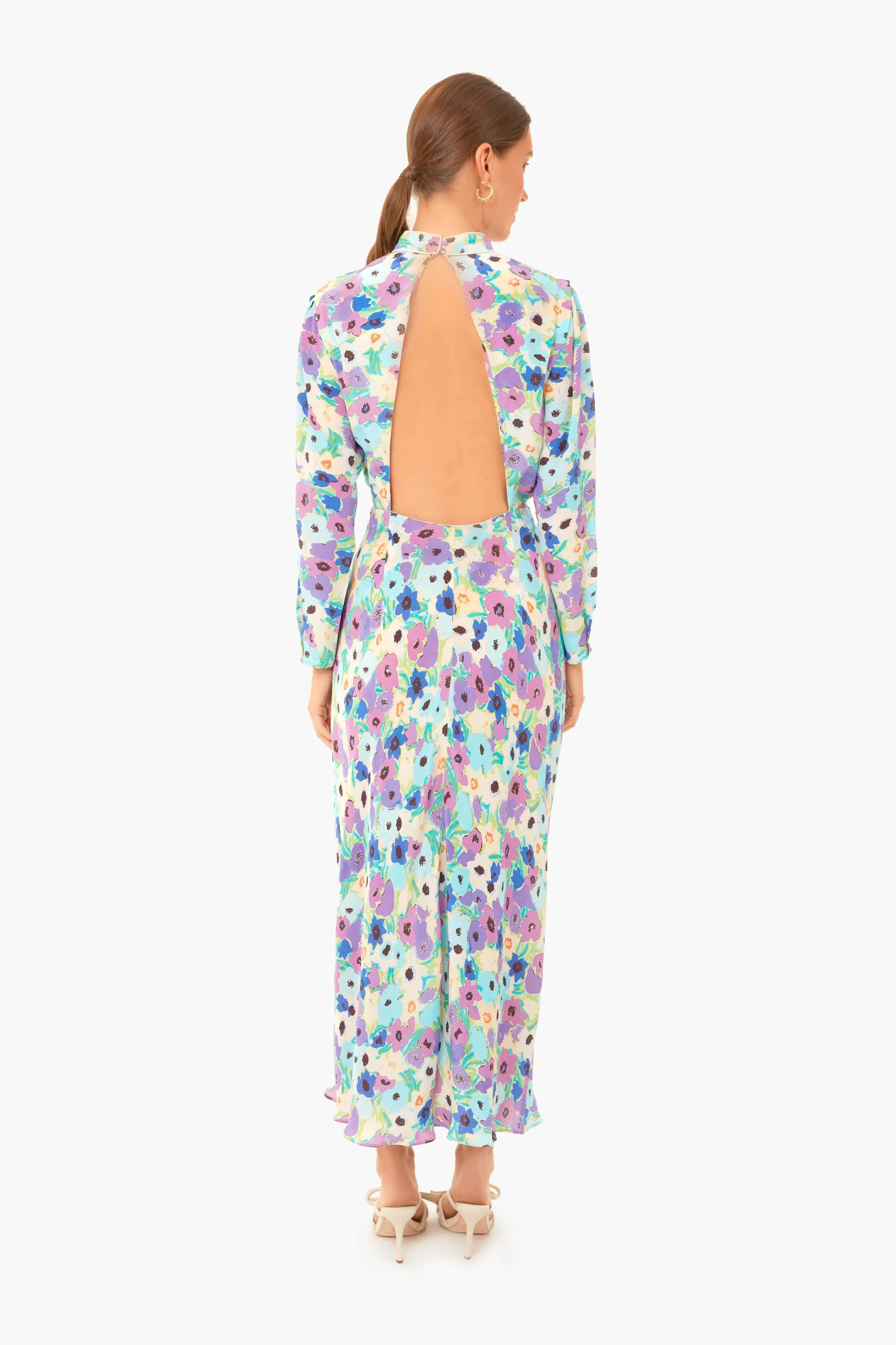 Lilac Ink Floral Dani Dress sold by Tuckernuck product image thumbnail 4