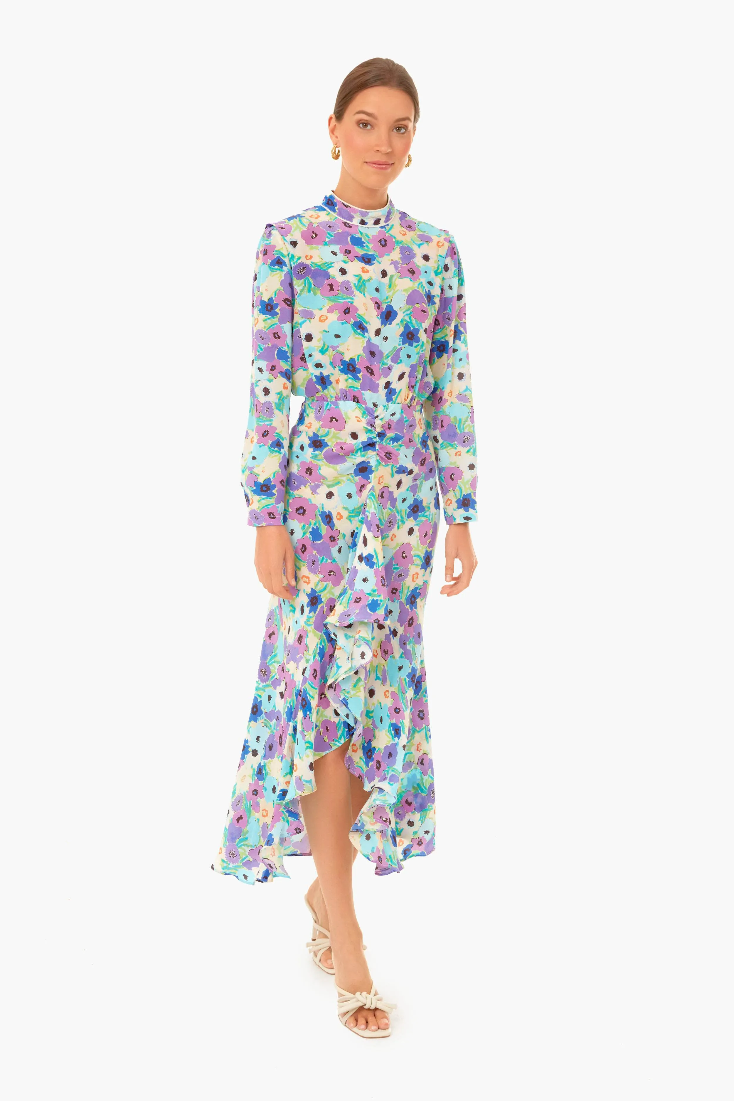 Lilac Ink Floral Dani Dress sold by Tuckernuck