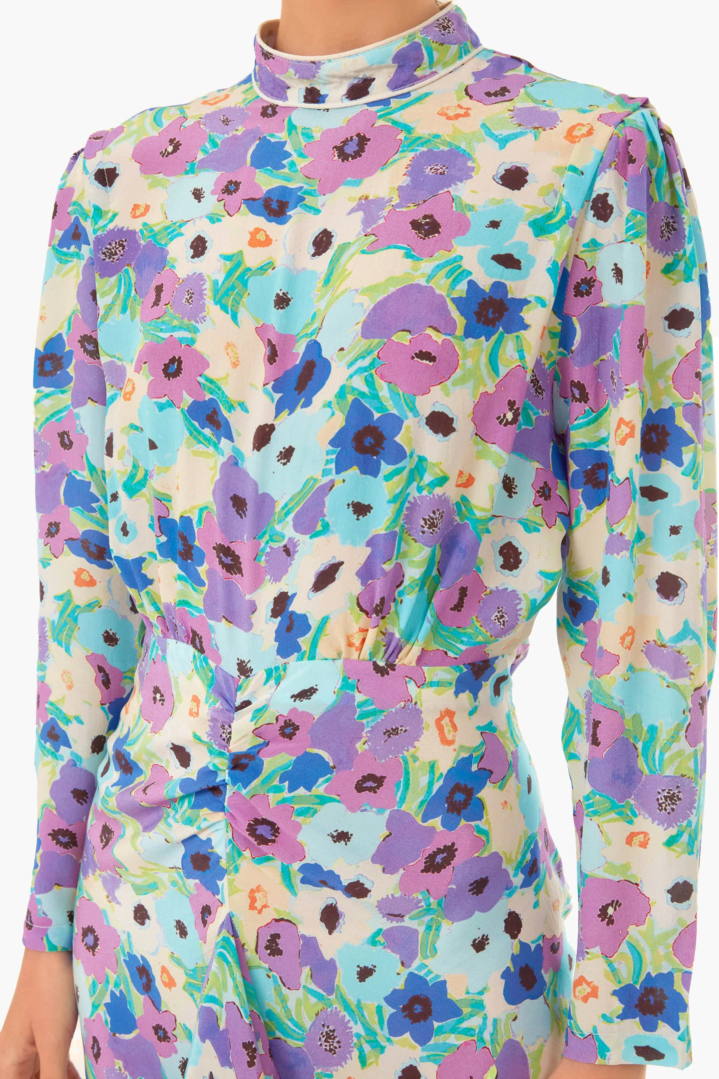 Lilac Ink Floral Dani Dress sold by Tuckernuck product image thumbnail 5