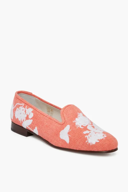 Tigerlily Linen Honeysuckle Slippers sold by Tuckernuck