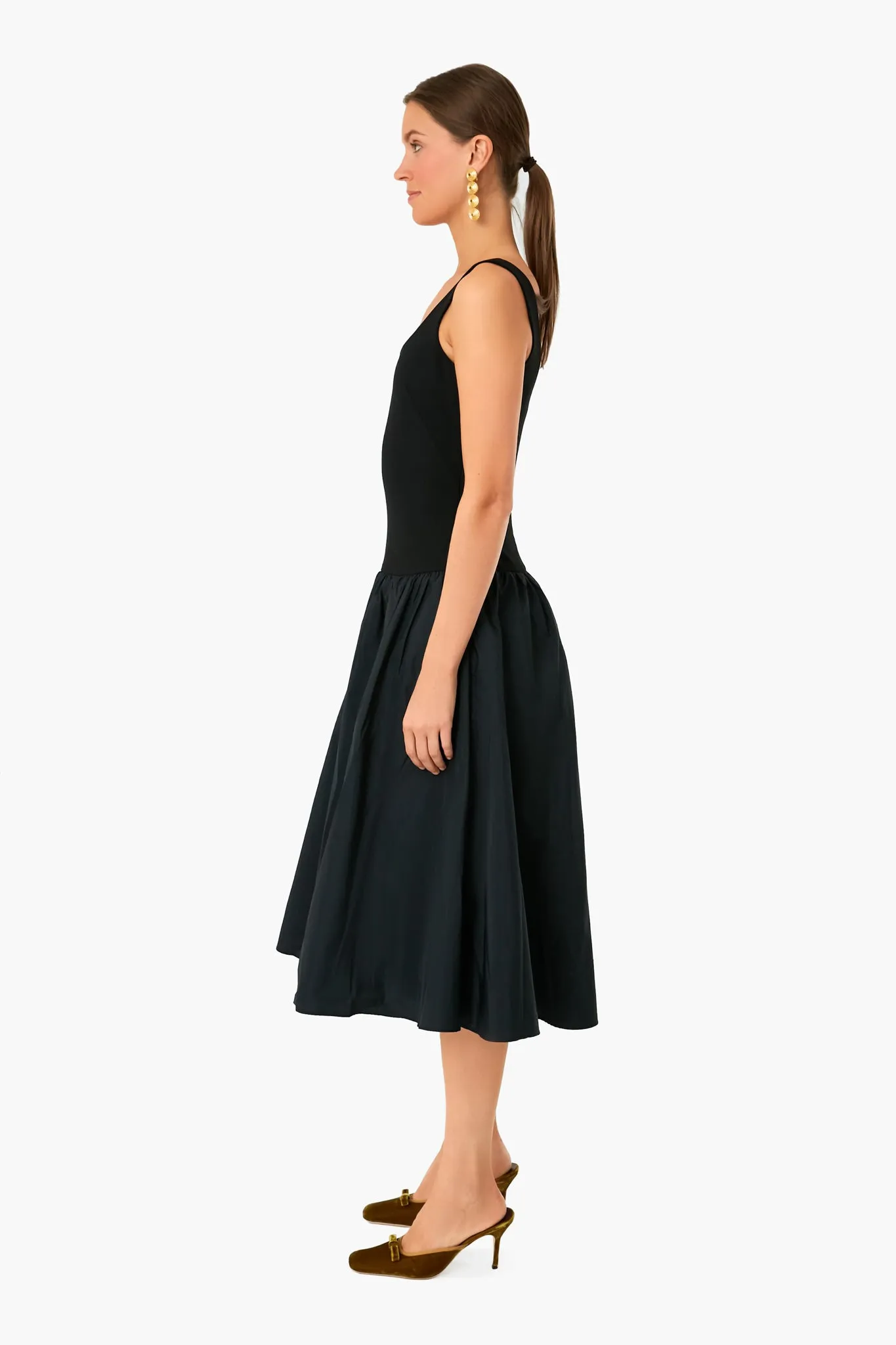 Black Inessa Dress sold by Tuckernuck product image thumbnail 3