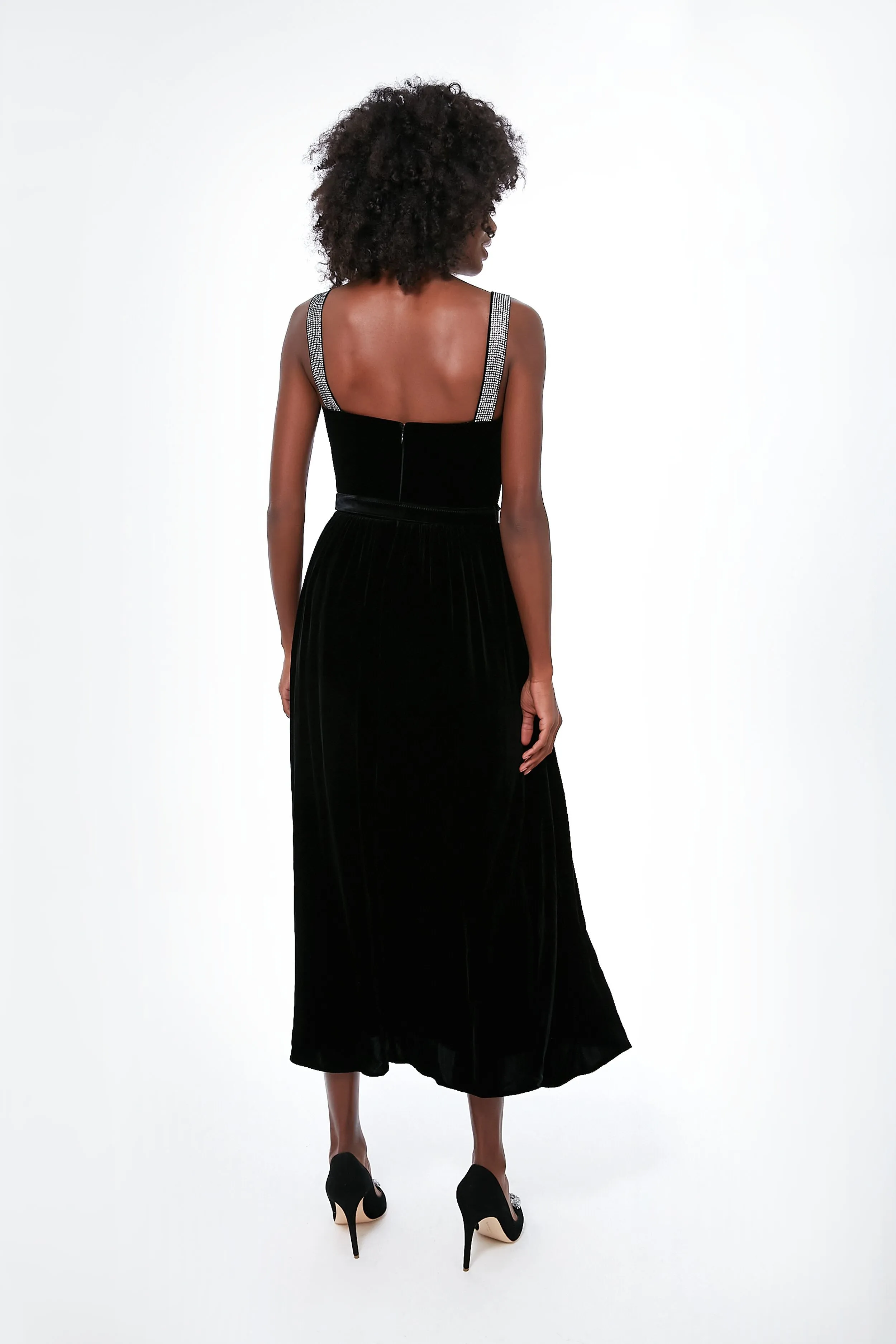 Black Velvet Ninet Dress sold by Tuckernuck product image thumbnail 4
