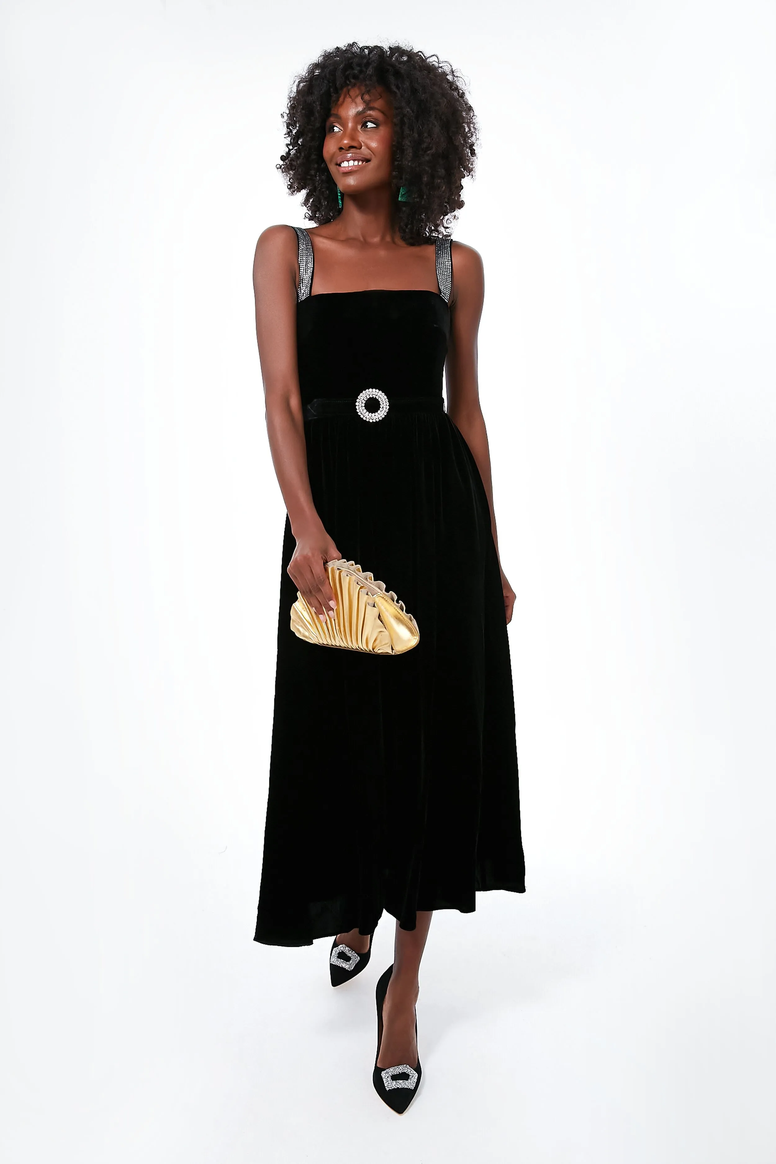 Black Velvet Ninet Dress sold by Tuckernuck product image thumbnail 2